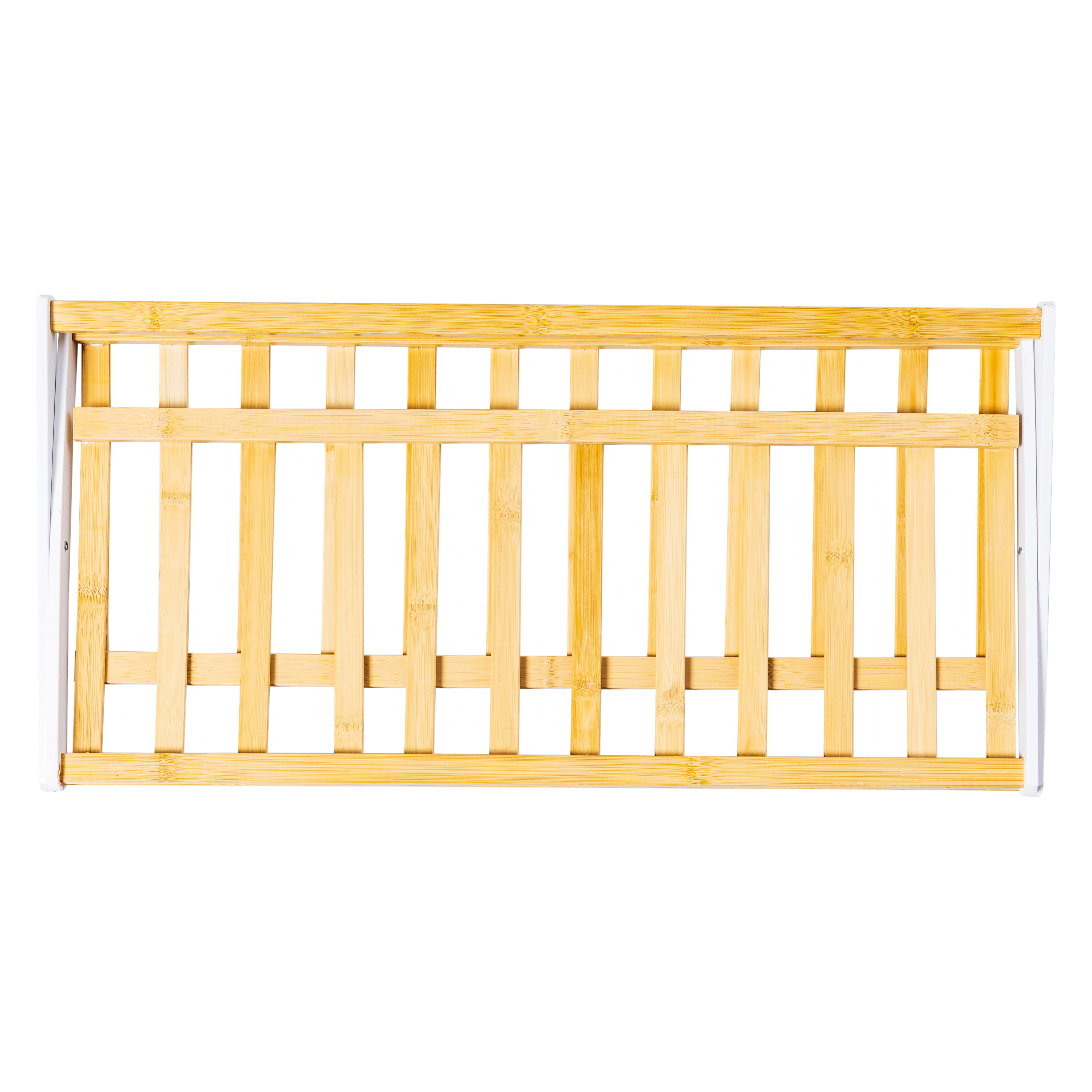 2-Tier Bamboo Shoe Rack
