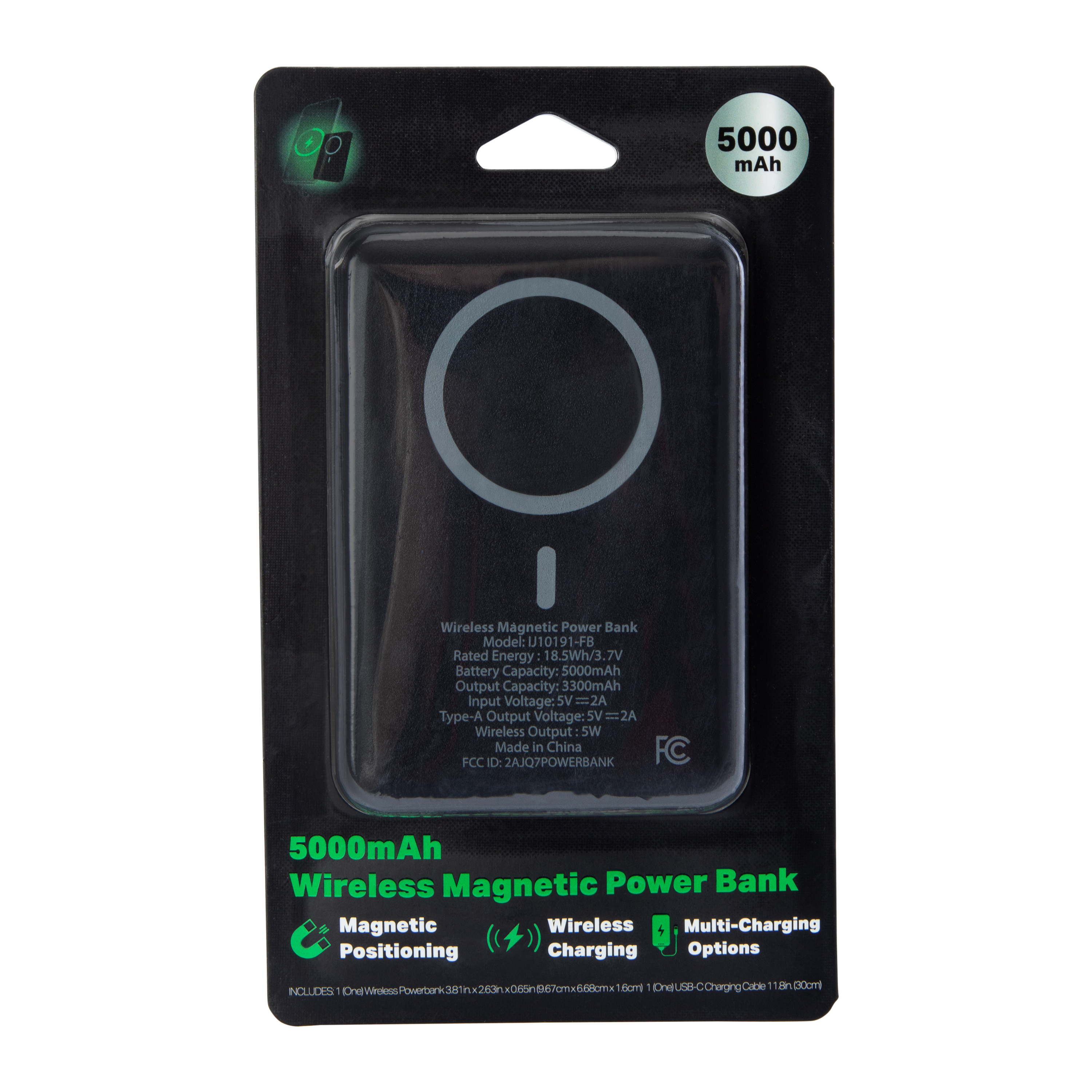 Magnetic Wireless Power Bank 5000mAh