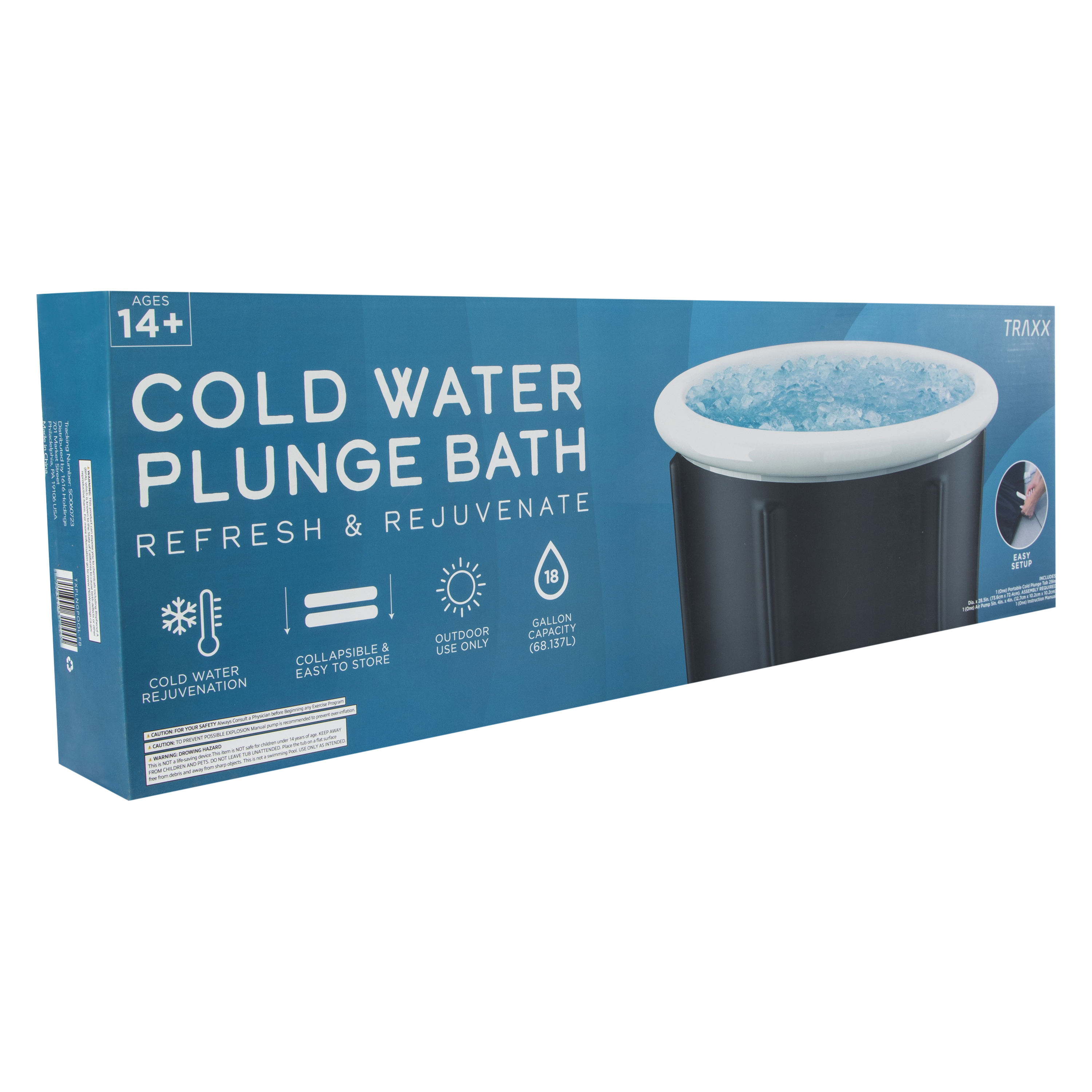 Cold Water Plunge Bath 18gal