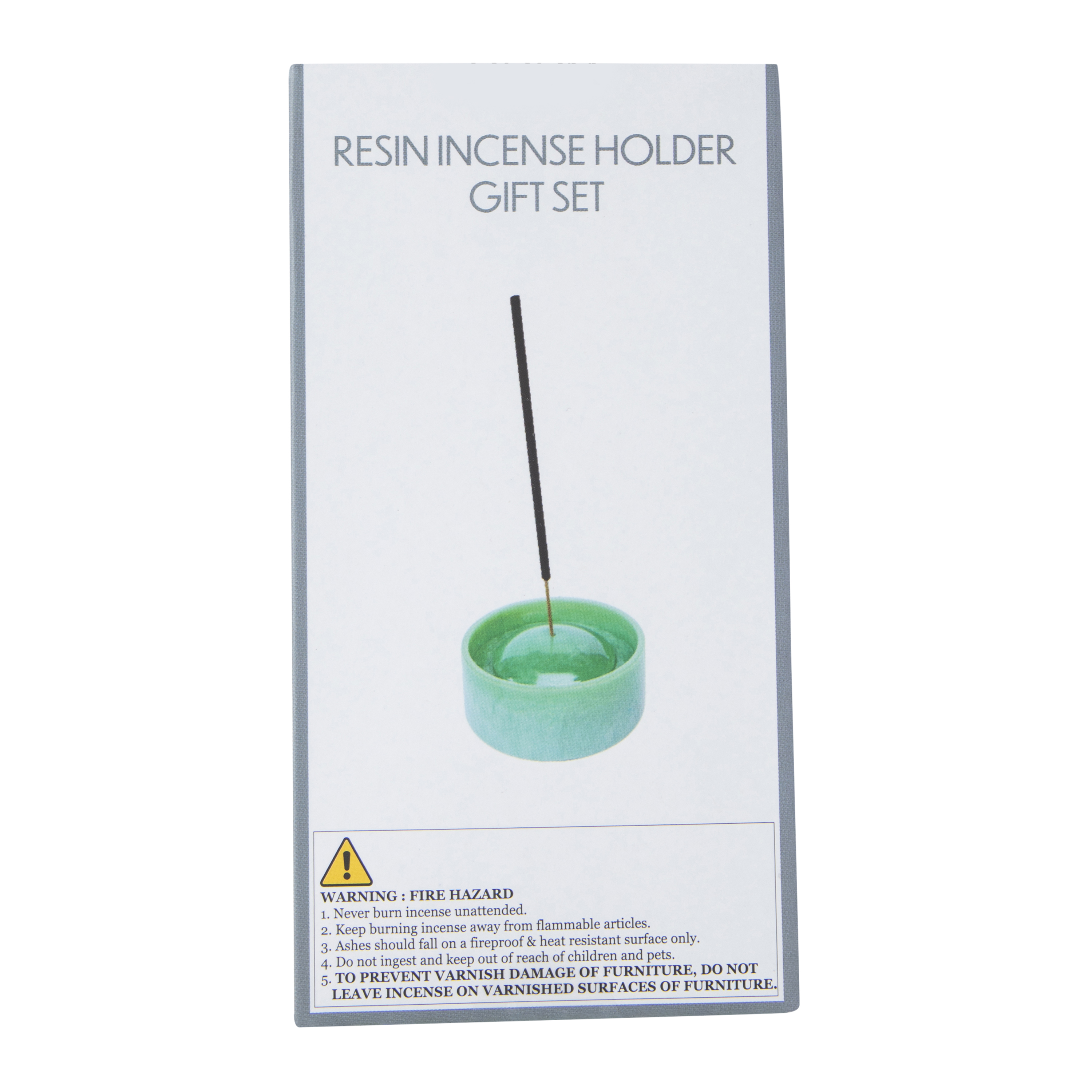 Resin Incense Holder Gift Set