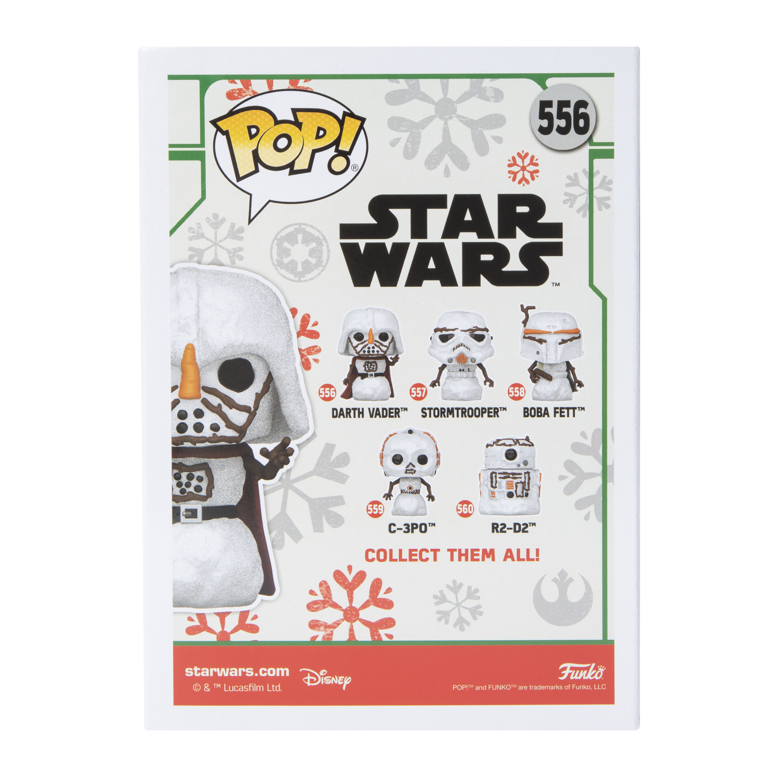 Funko Pop! Star Wars Darth Vader Snowman Bobble-Head Figure