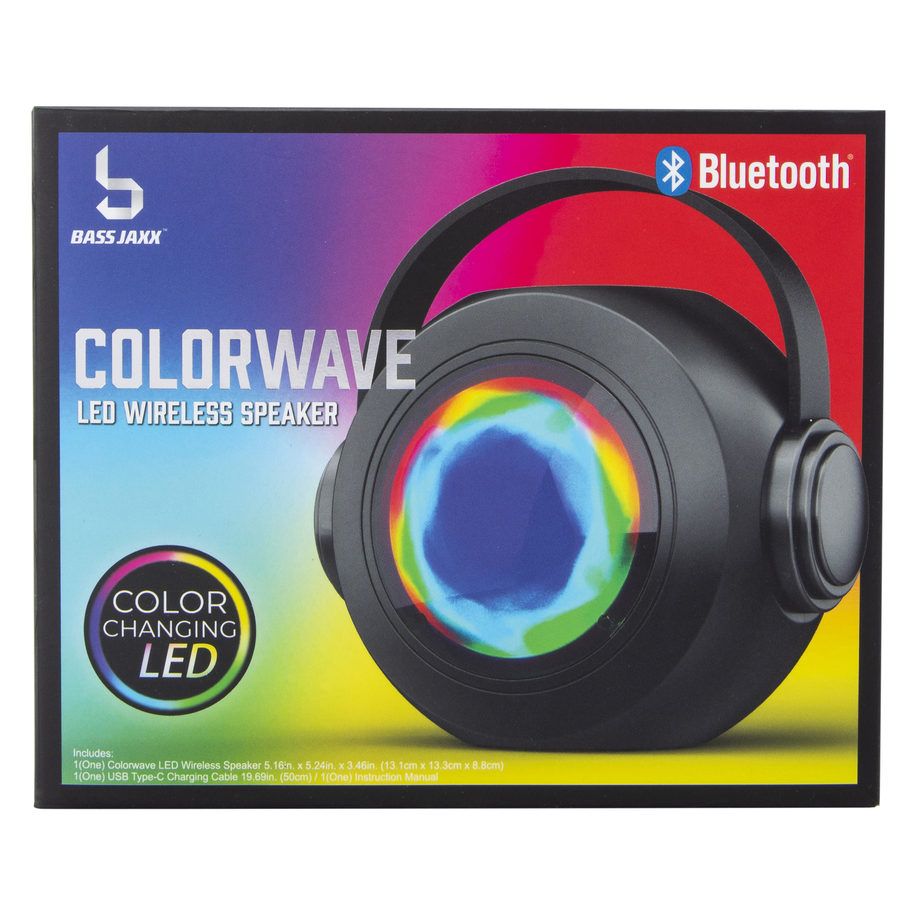 Colorwave LED Wireless Bluetooth® Speaker 5in