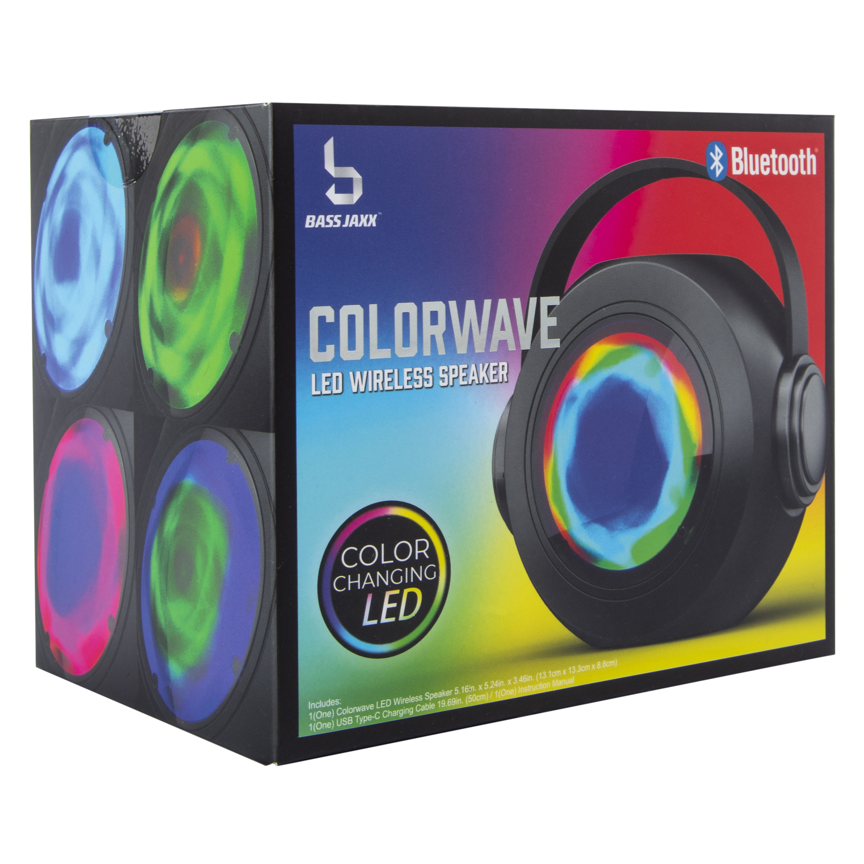 Colorwave LED Wireless Bluetooth® Speaker 5in