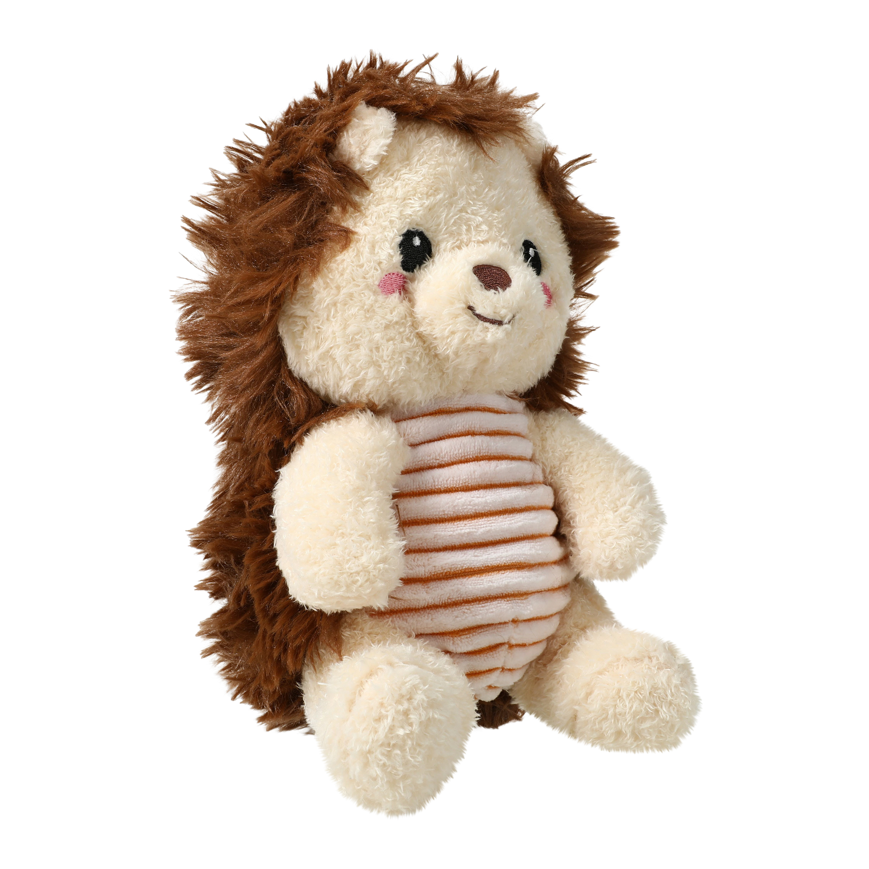 Fuzzy Sitting Animal Plush 9in