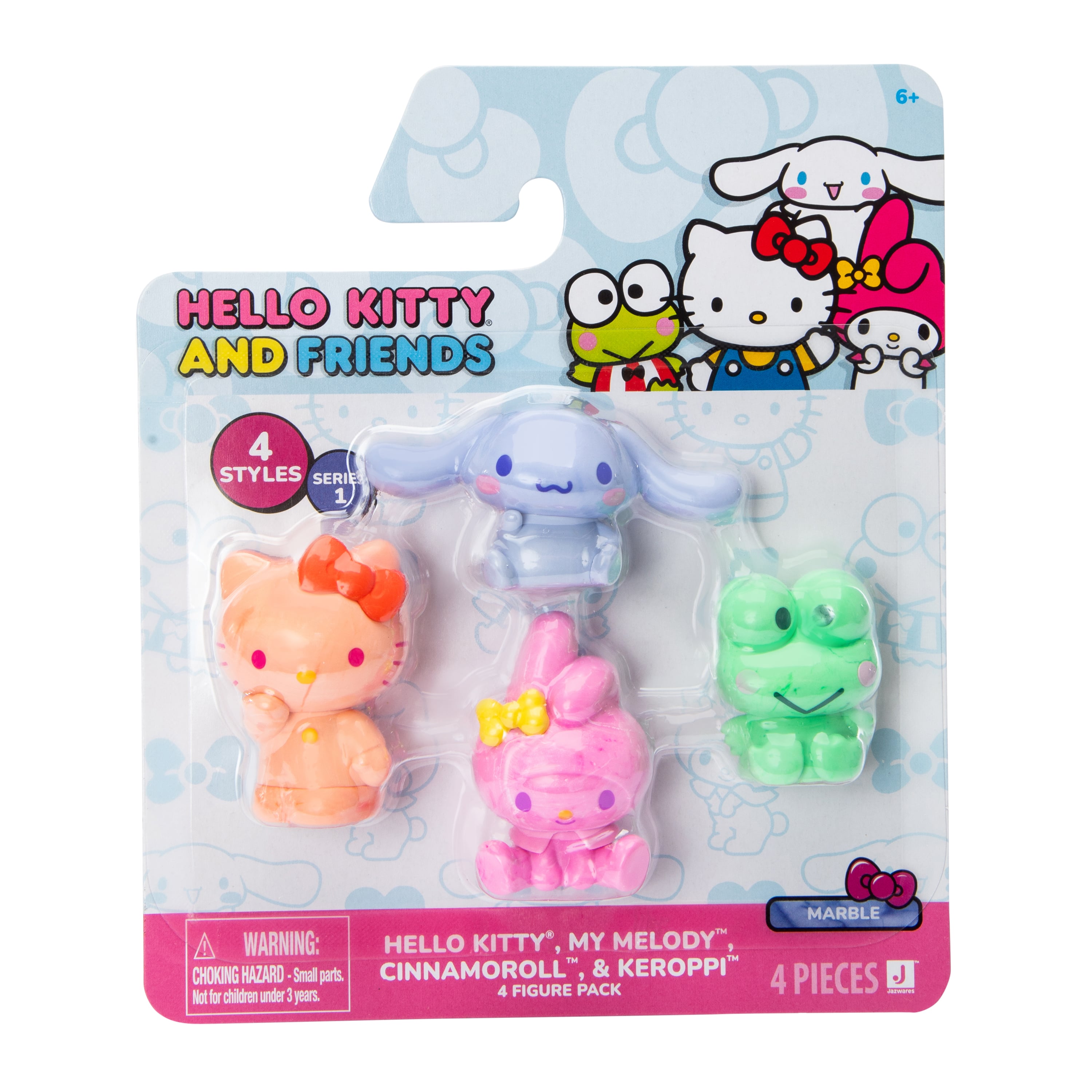 HELLO KITTY & FRIENDS HIP. ミニフィギュア 4箱セット Hello Kitty And Friends® Figures 4-Pack | Five Below