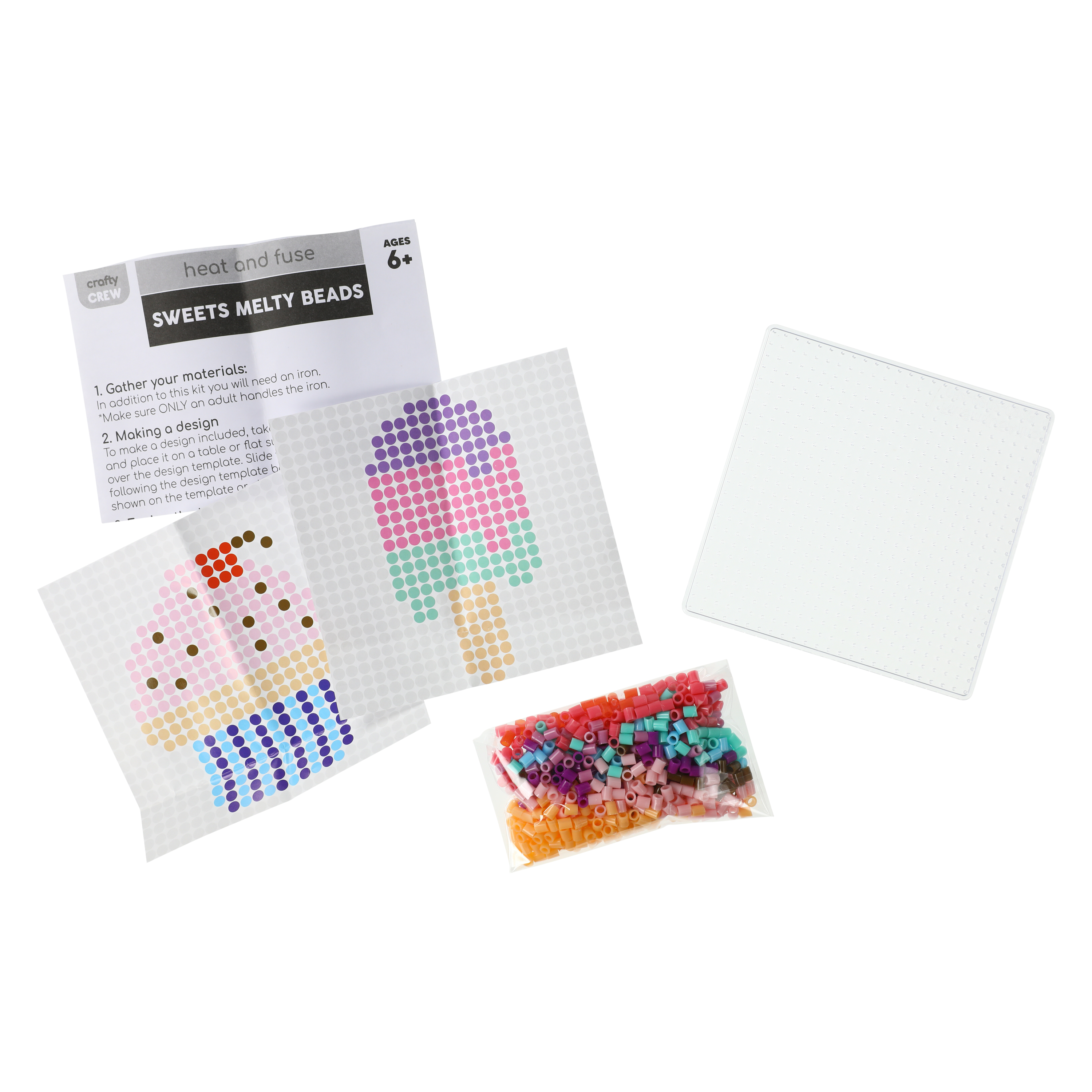 Heat And Fuse Melty Beads Craft 2-Pack
