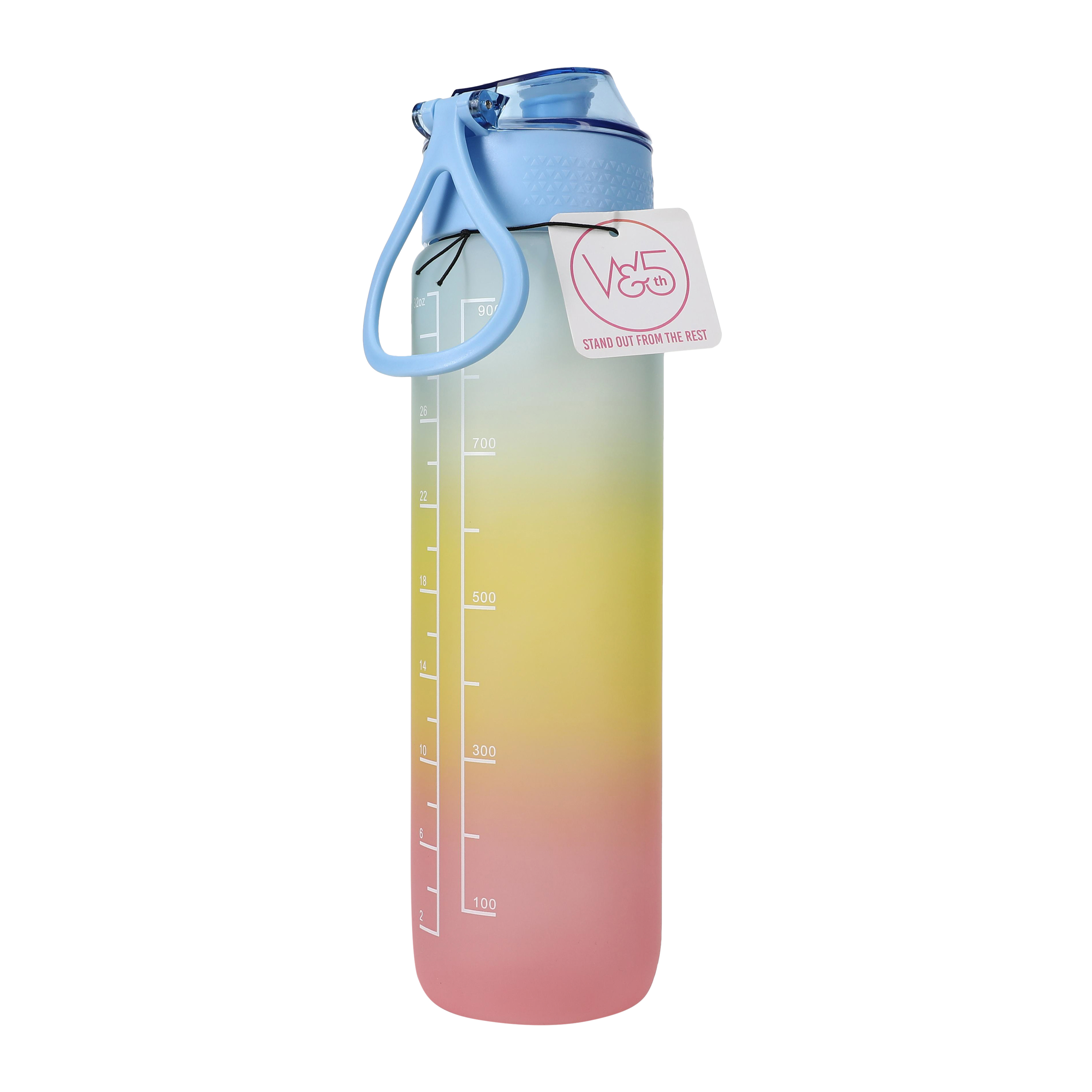 Ombre Motivational Water Tracking Bottle 32oz