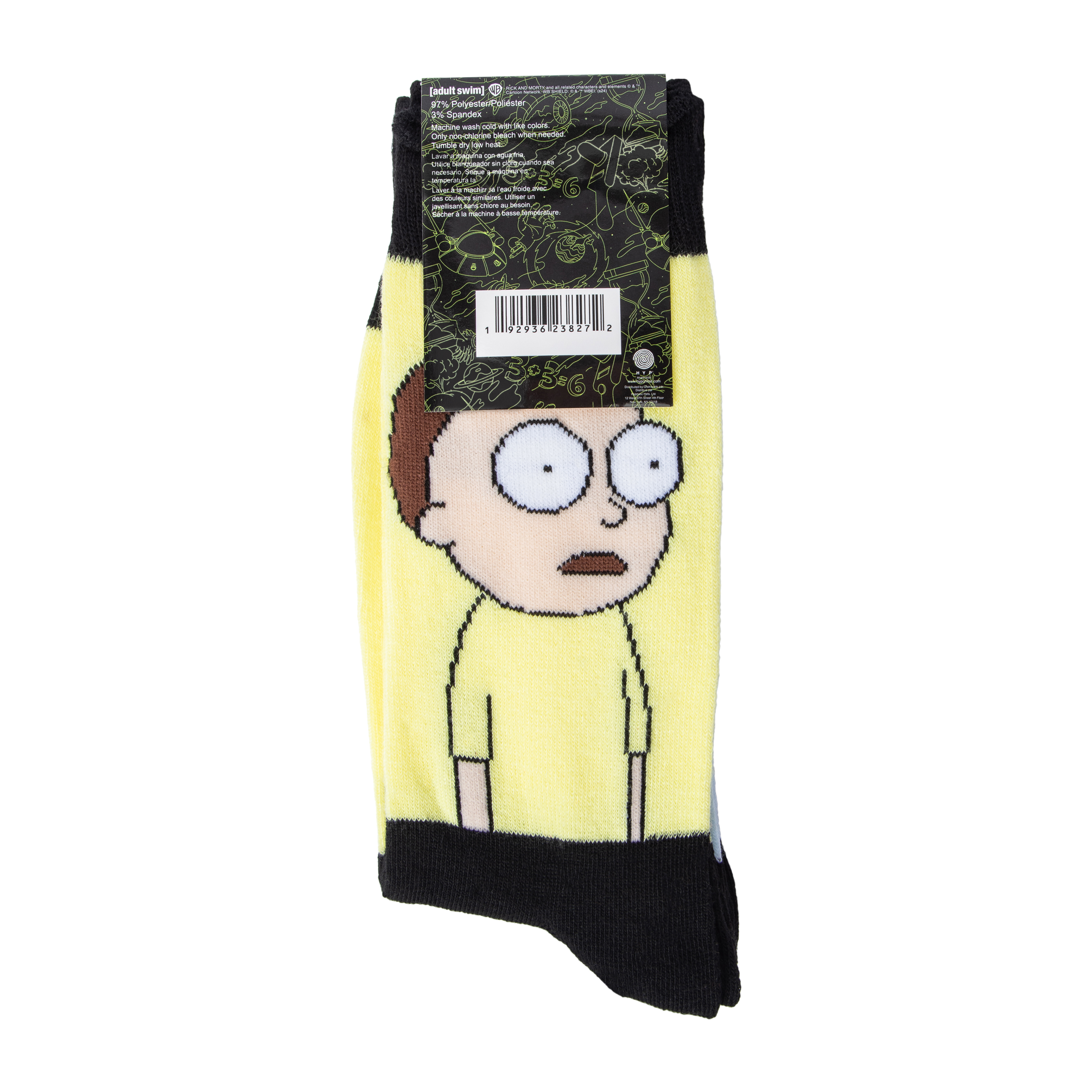 Rick And Morty Crew Socks 2-Pairs