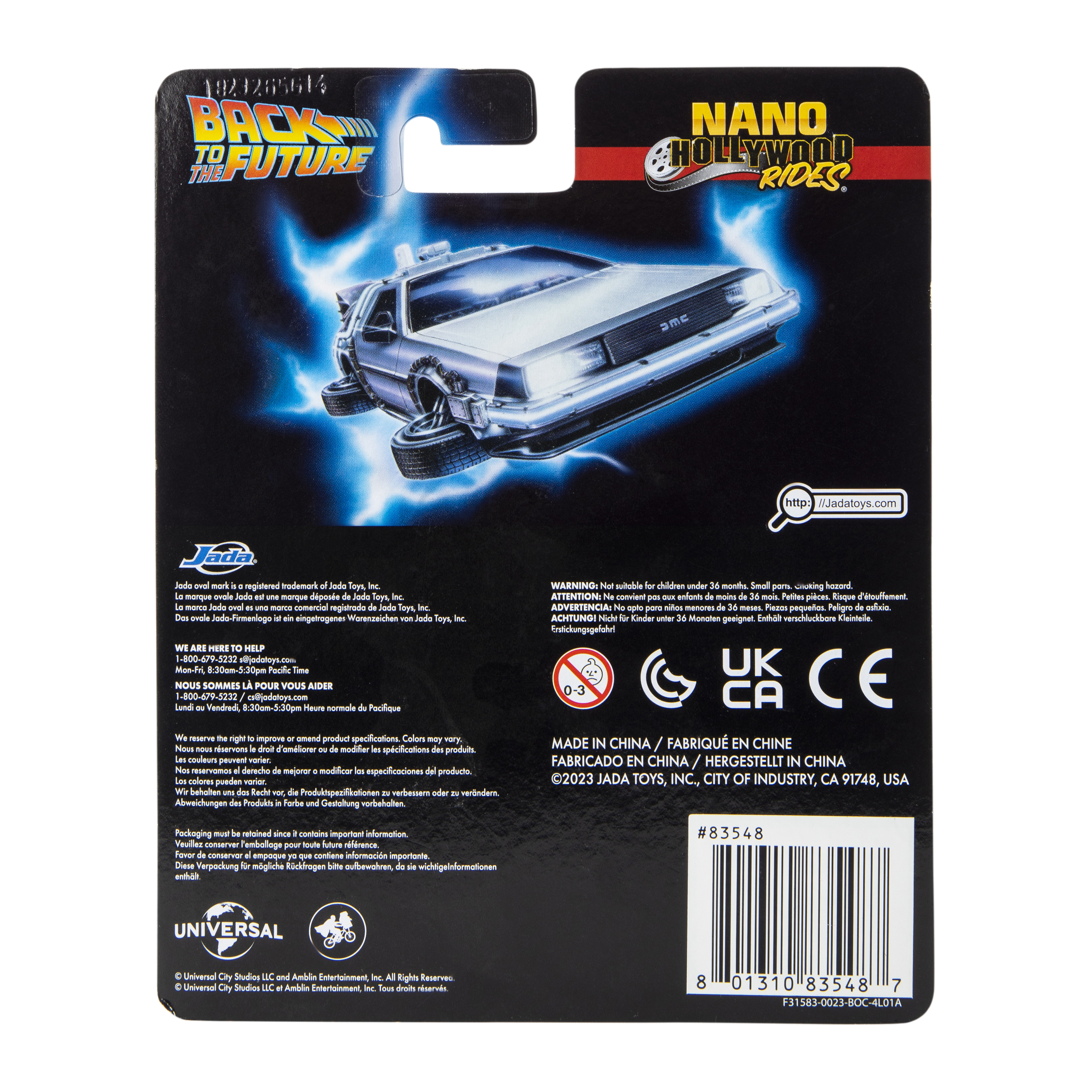 Nano Hollywood Rides® Die-Cast Model Cars 3-Pack (Styles May Vary)
