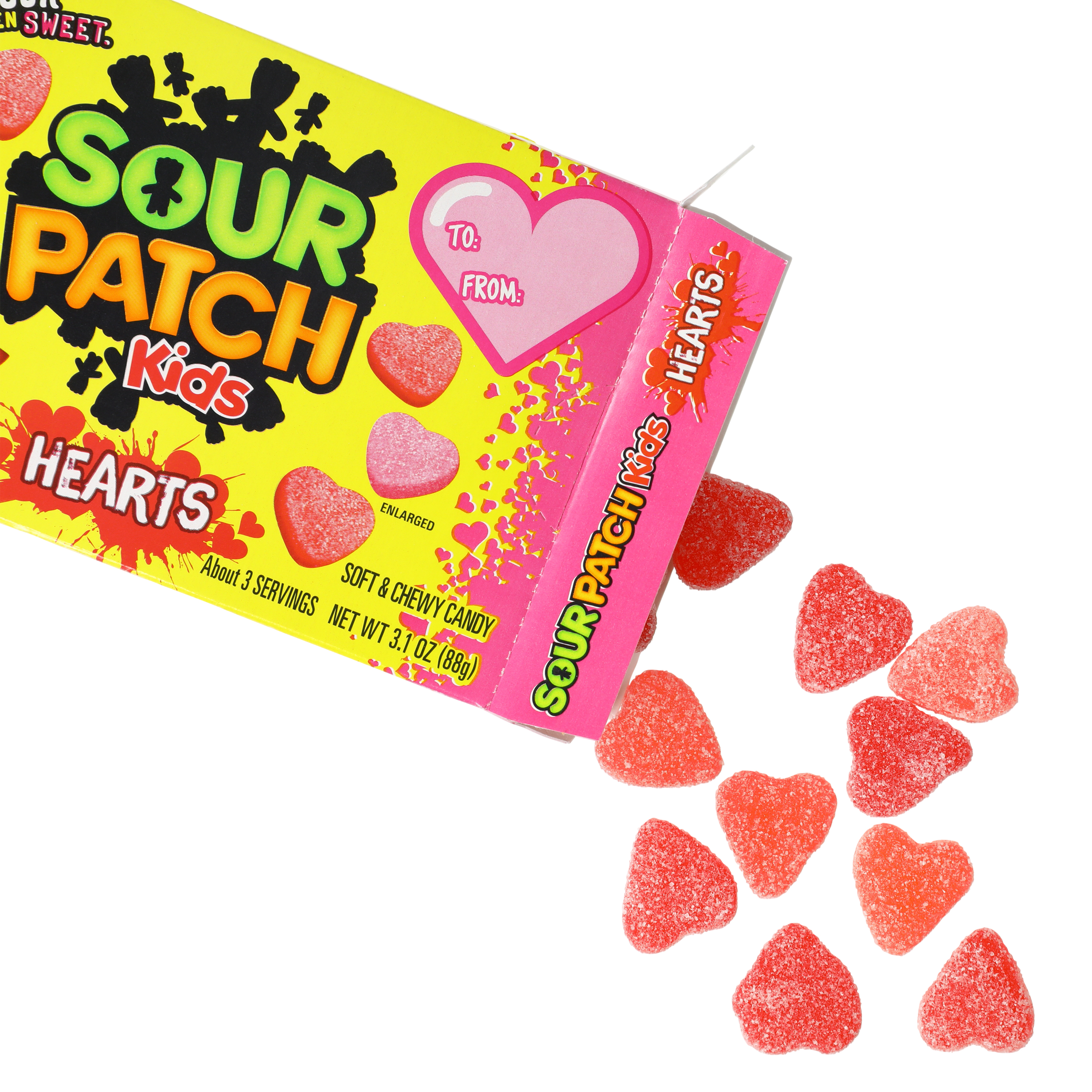 Sour Patch Kids® Hearts Movie Theater Candy Box 3.1oz