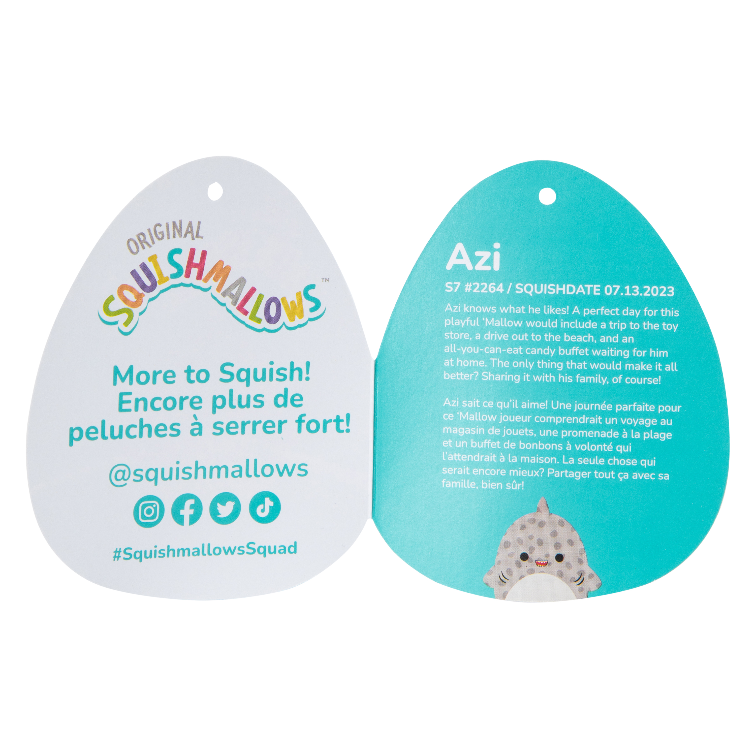 Squishmallows™ Summer Squad 7.5in