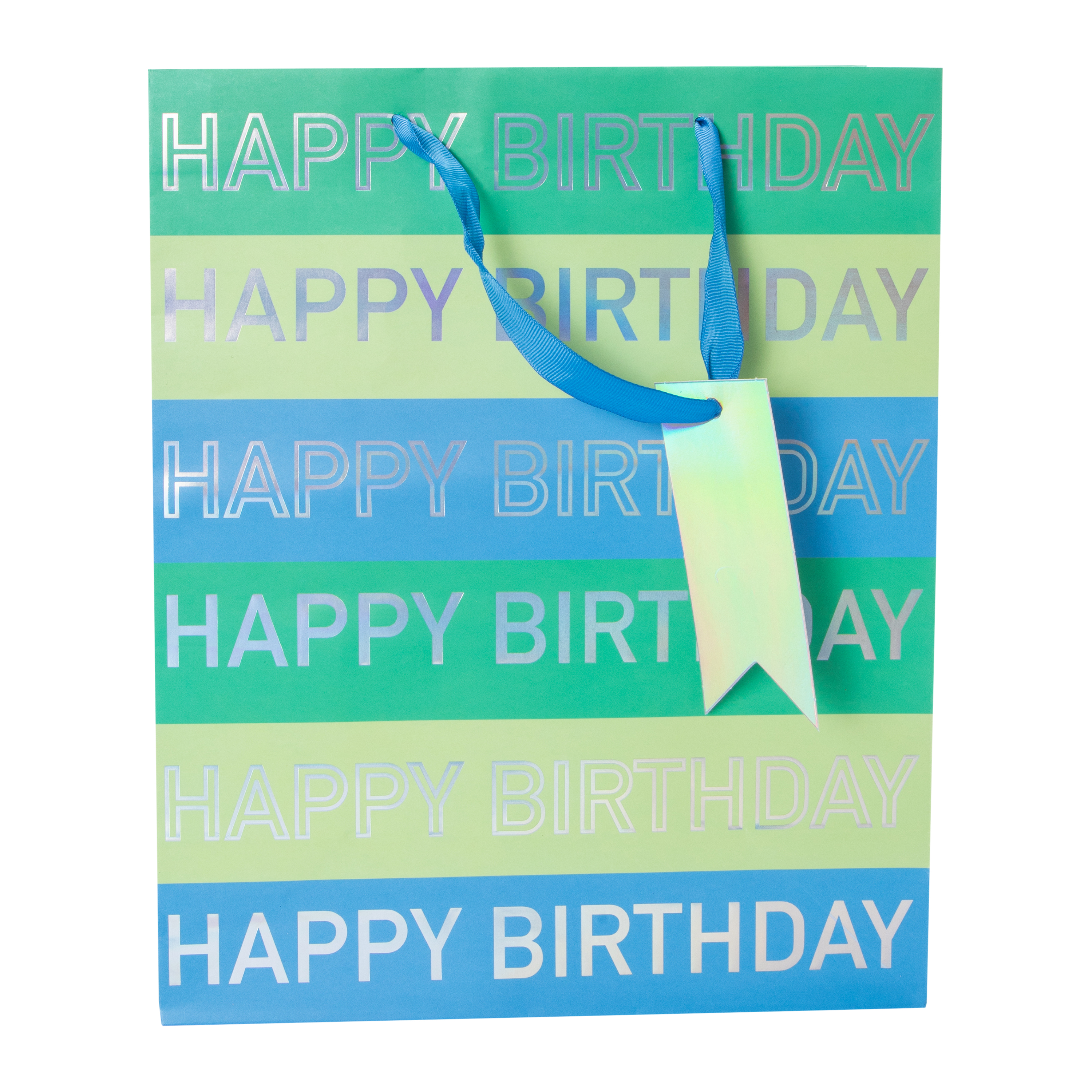 Large Printed Gift Bag 10.375in x 12.75in