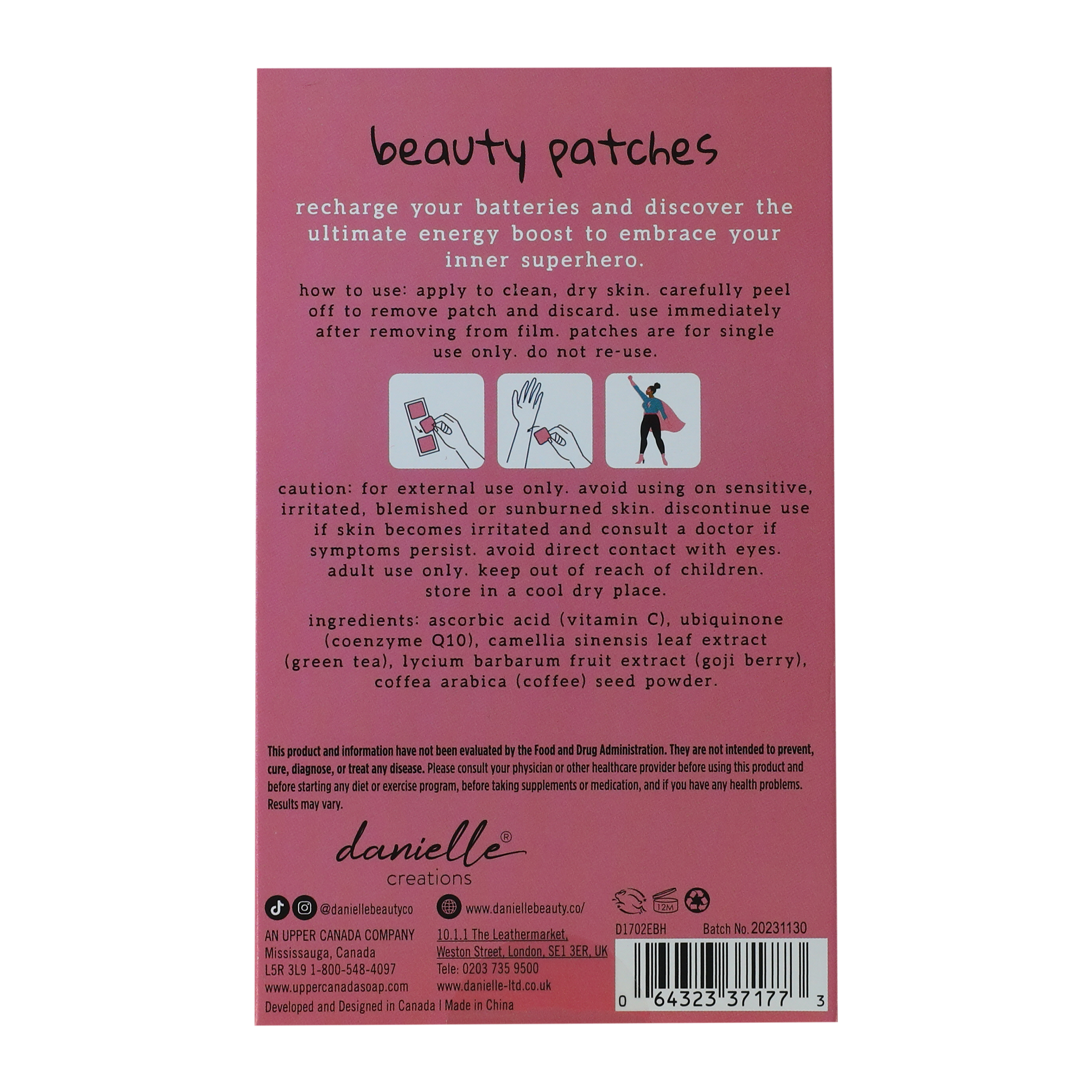 Danielle Creations® Beauty Patches 6-Count