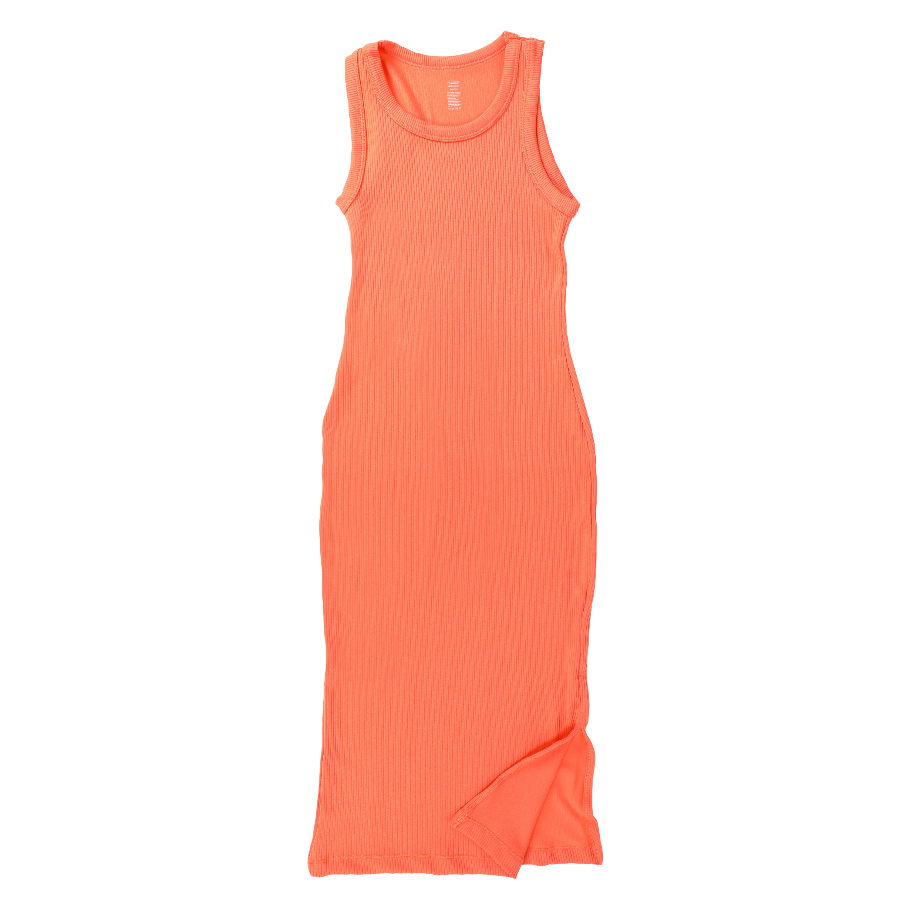 Seamless Ribbed Midi Dress