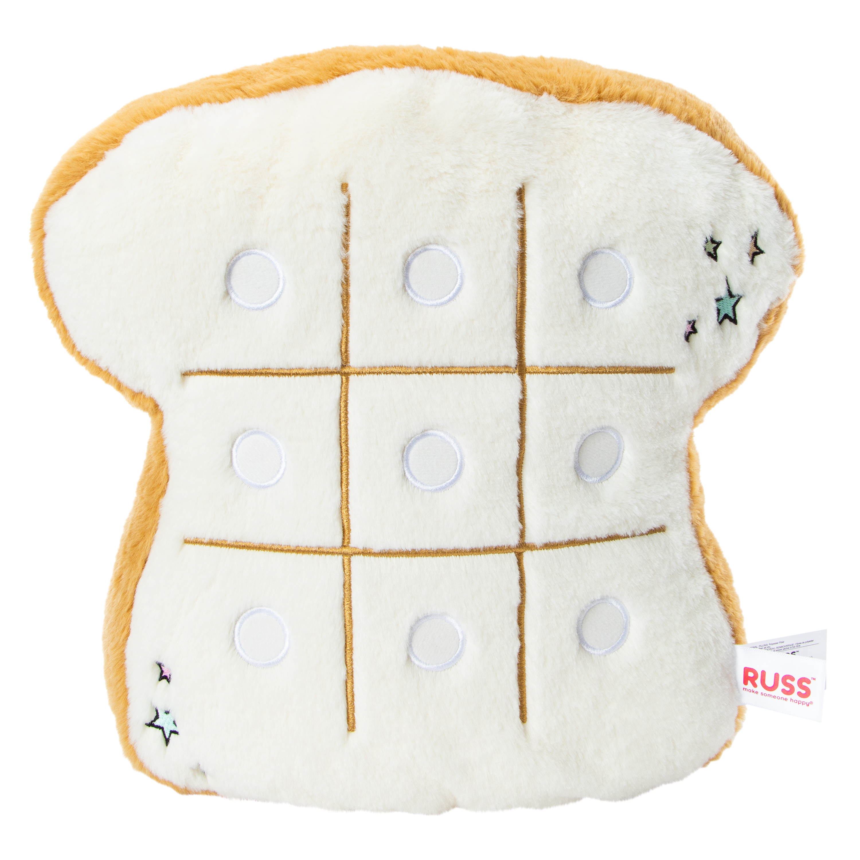 Russ™ Tic Tac Toast Plush 13in x 13in