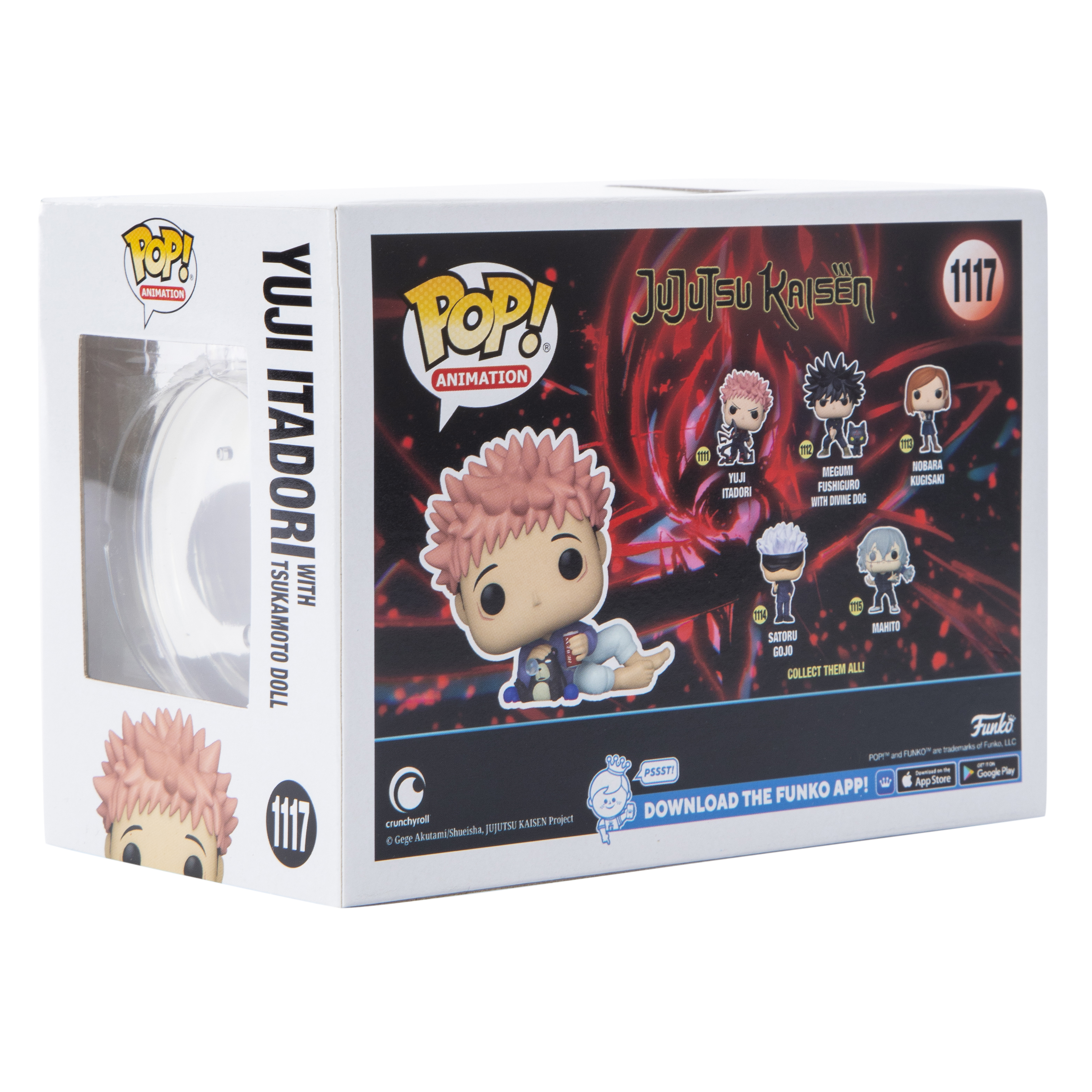 Funko Pop! Yuji Jujutsu Kaisen Itadori With Tsukamoto Doll Vinyl Figure