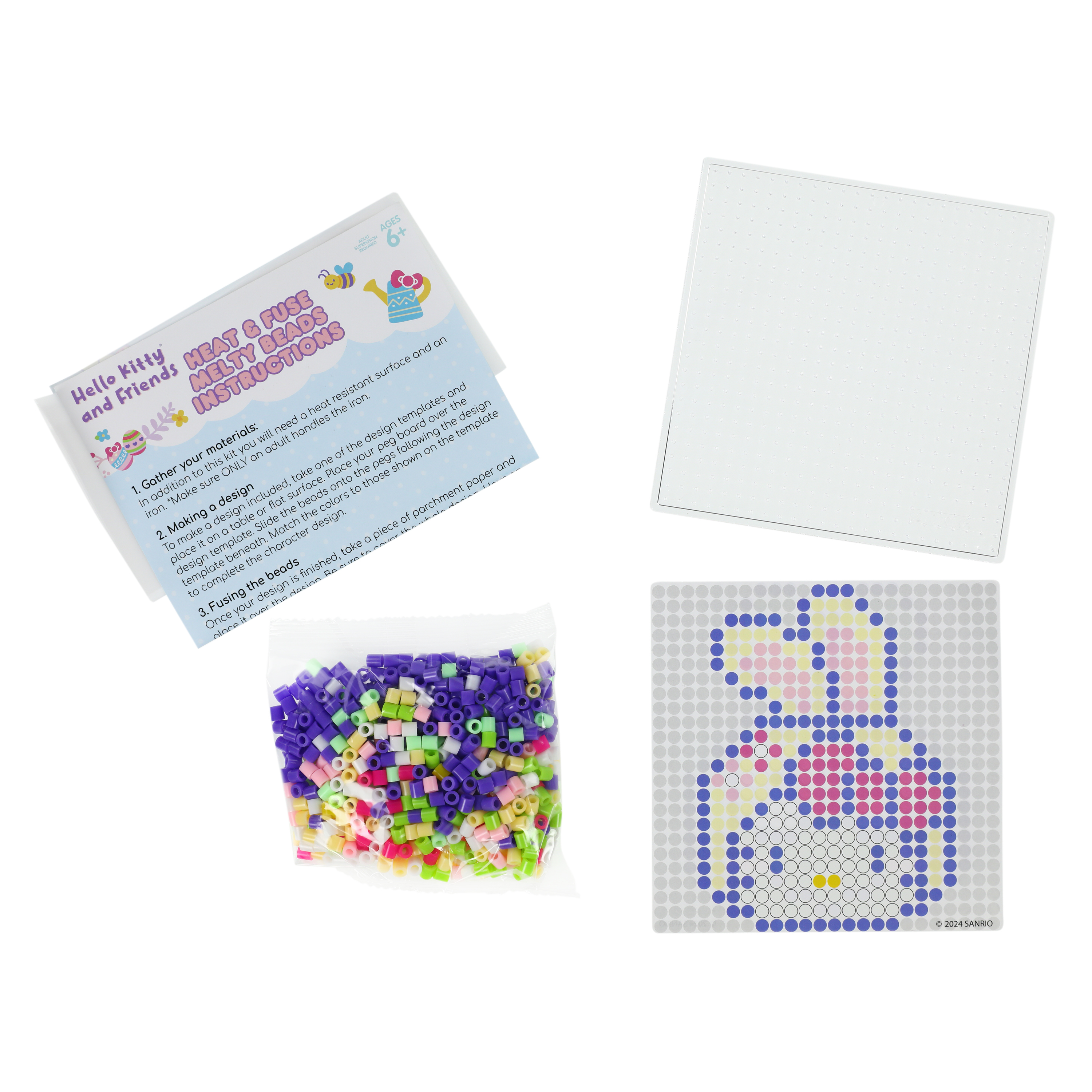 Hello Kitty And Friends® Easter Heat & Fuse Melty Beads Set