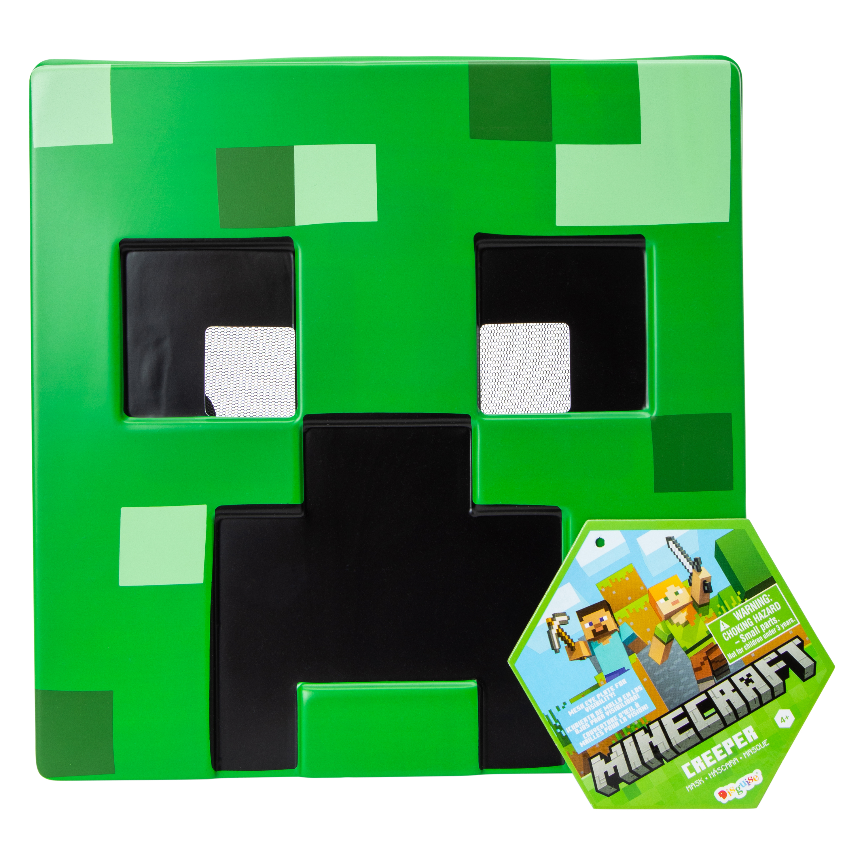 Minecraft™ Creeper Half Mask 9in x 9in