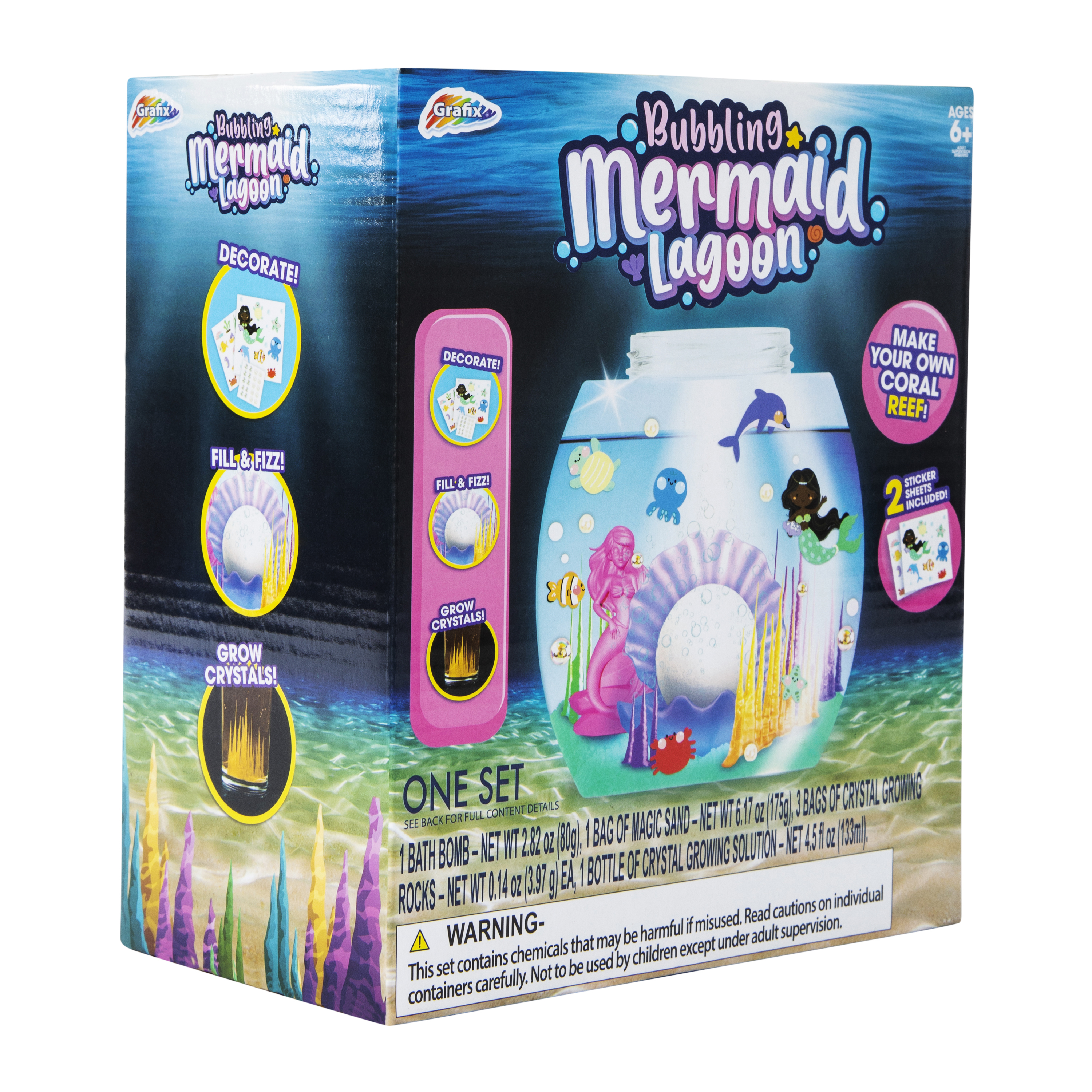 Make Your Own Bubbling Mermaid Lagoon  Coral Reef Kit
