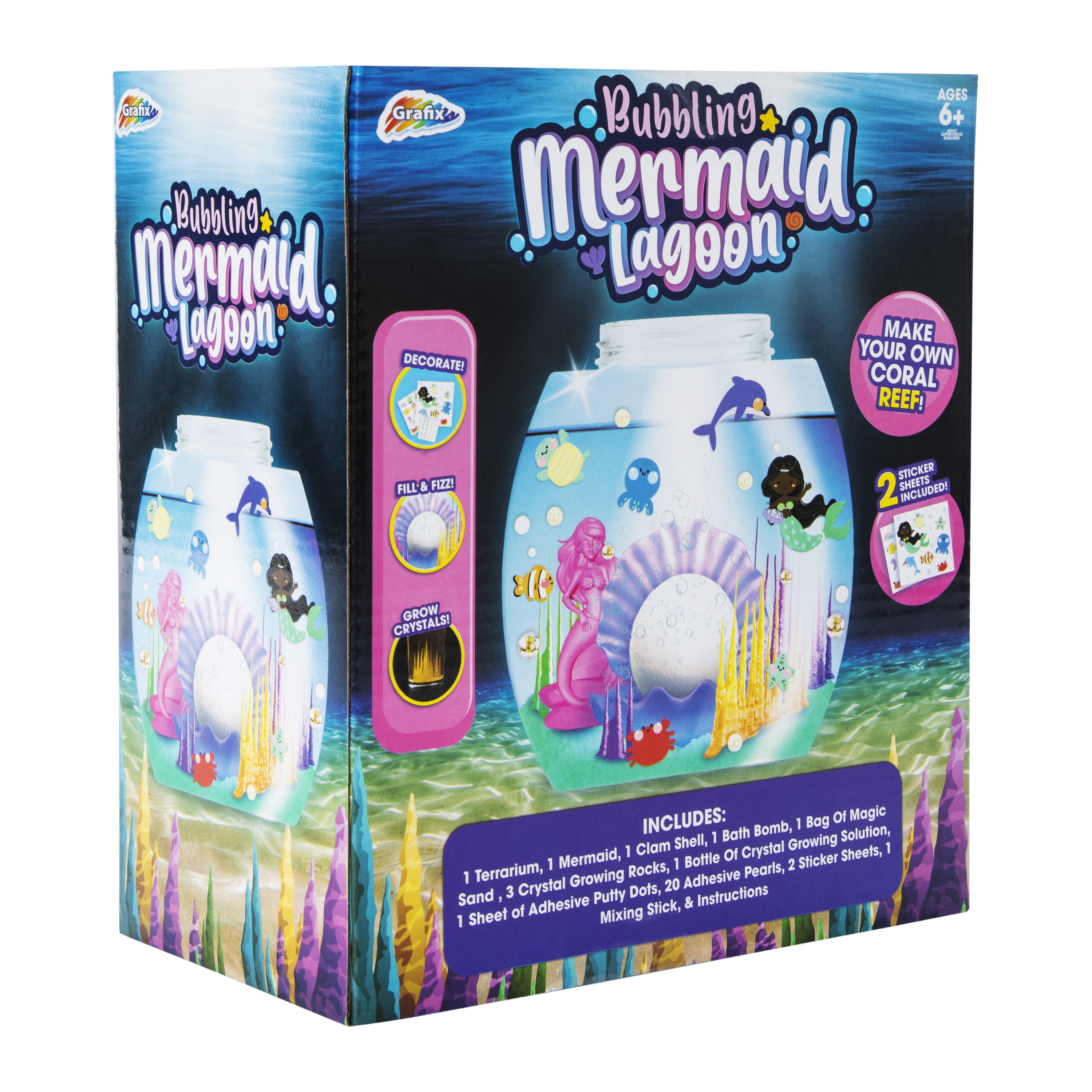 Make Your Own Bubbling Mermaid Lagoon  Coral Reef Kit