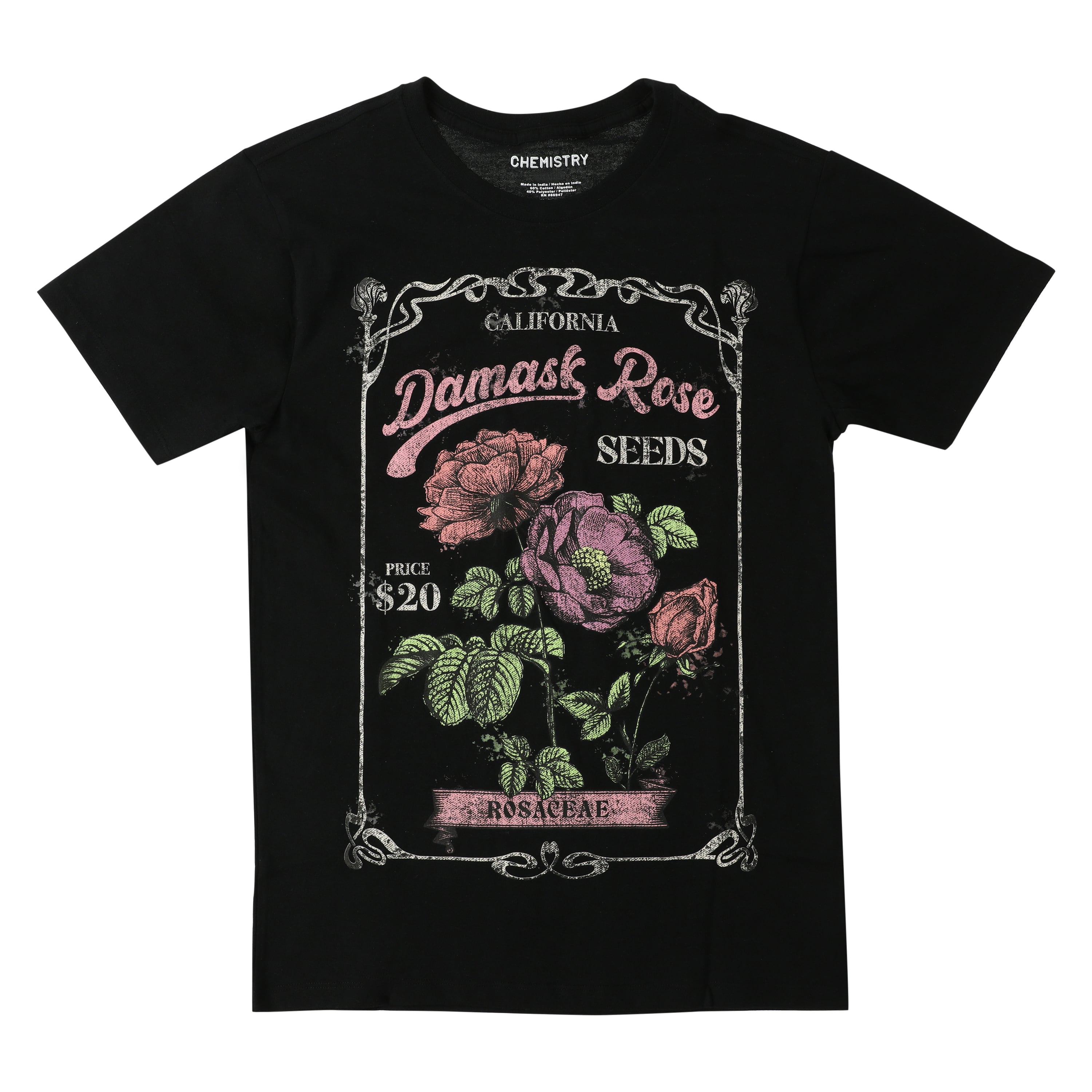 Damask Rose' Graphic Tee | Five Below