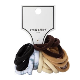 Assorted Lycra Hair Ties 20-Count | Five Below
