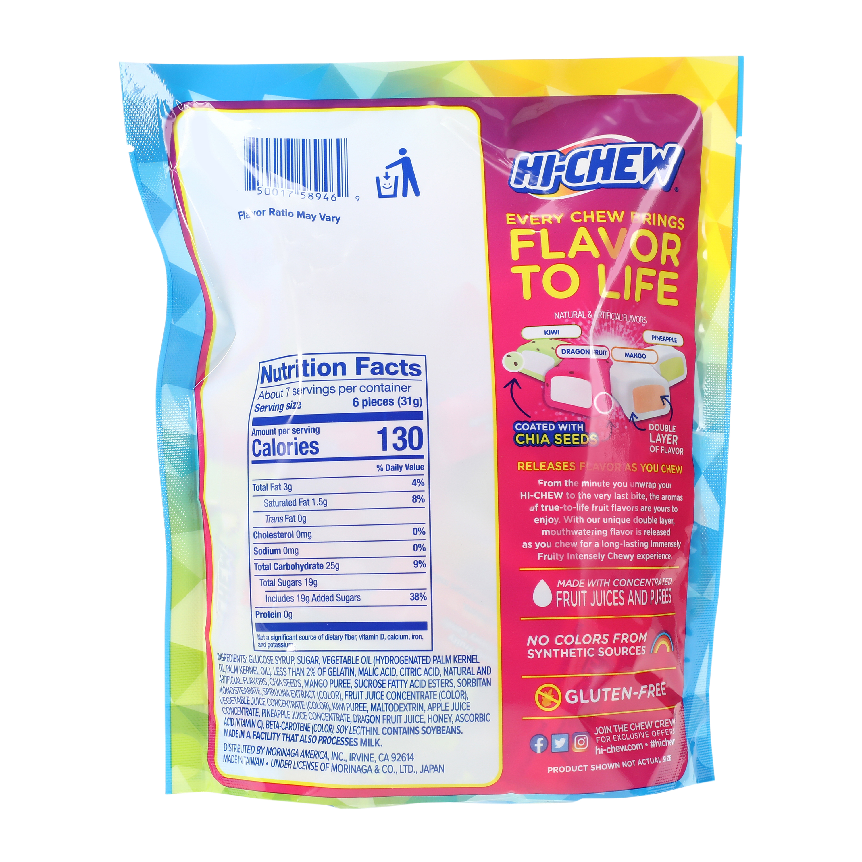 Hi-Chew® Tropical Mix Fruit Chews 8oz