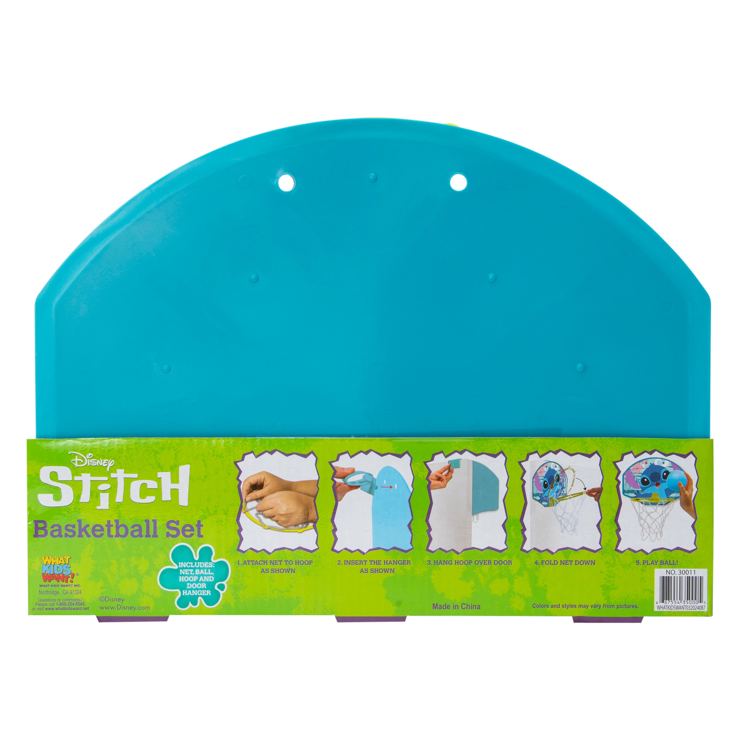 Disney Stitch Basketball Set