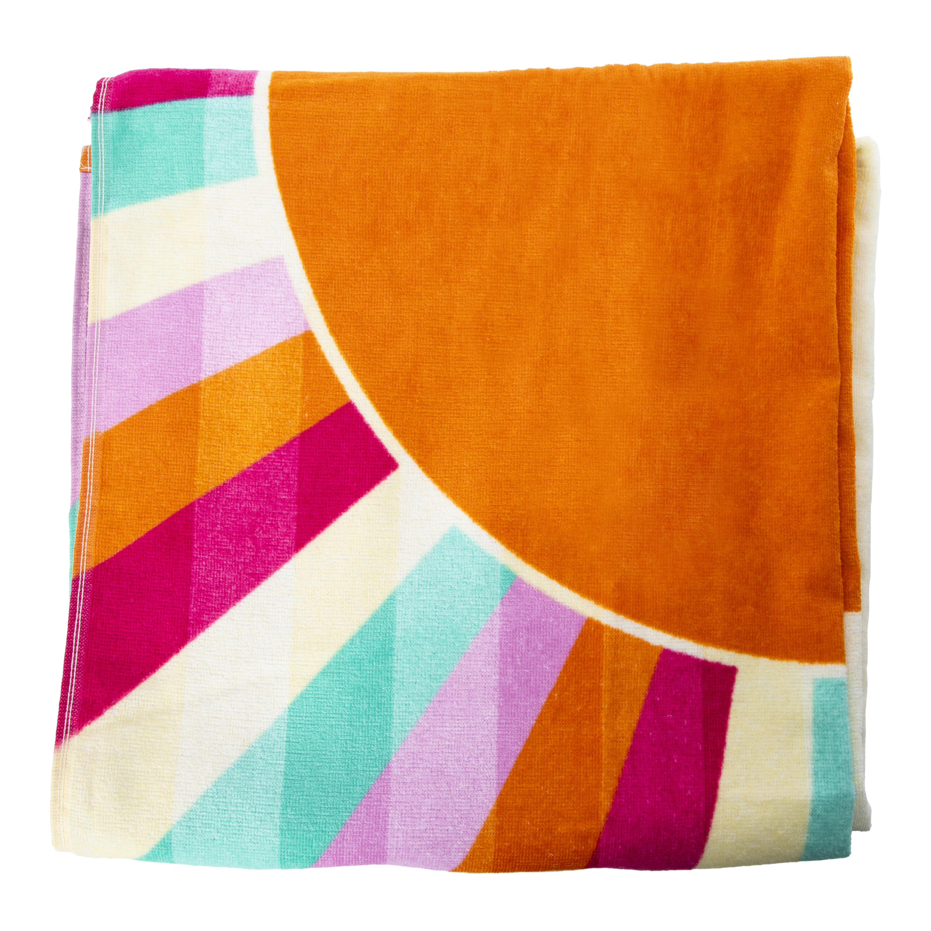 Rainbow Sun Beach Towel 30in x 60in