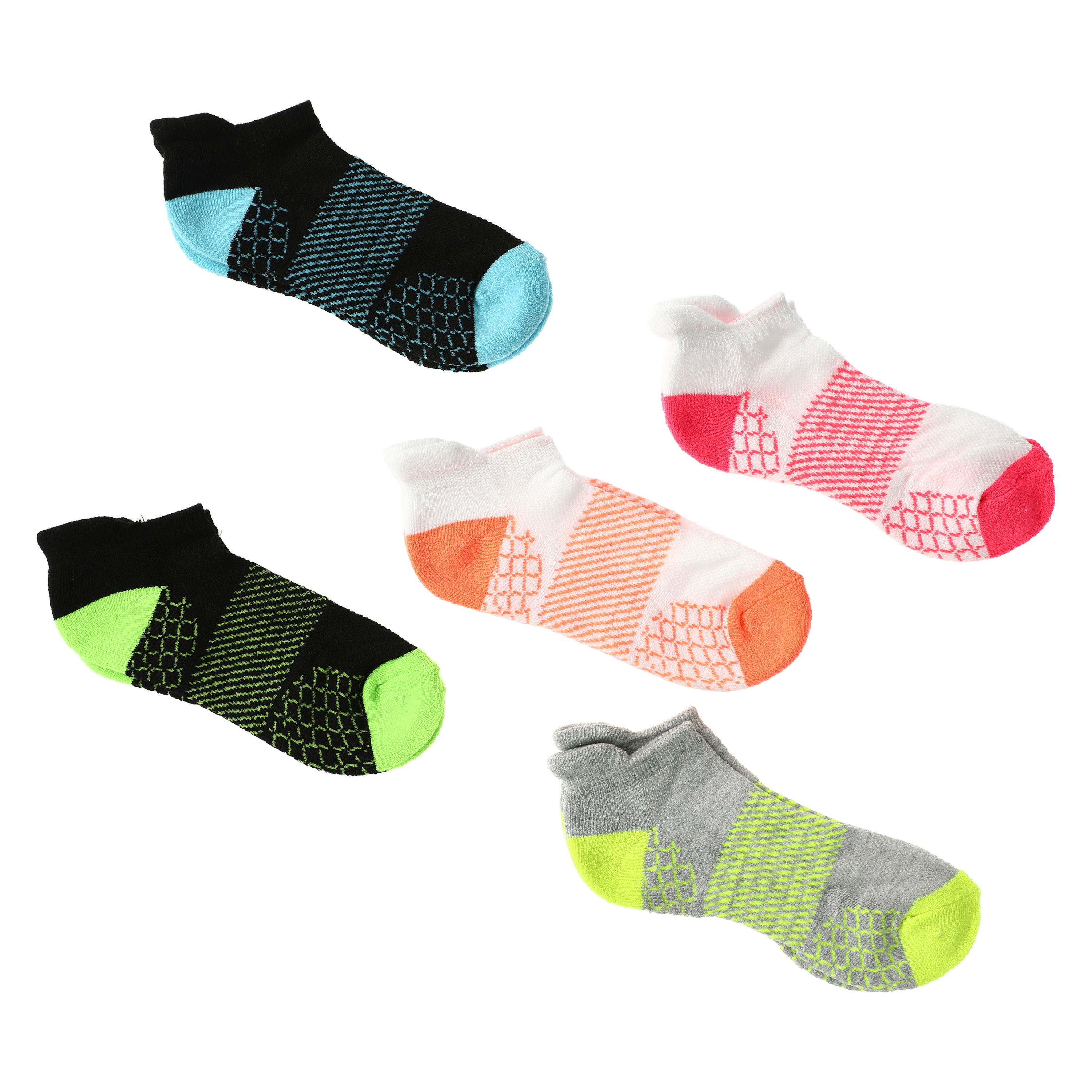 Series-8 Fitness™ Ladies Low Cut Socks 5-Pack