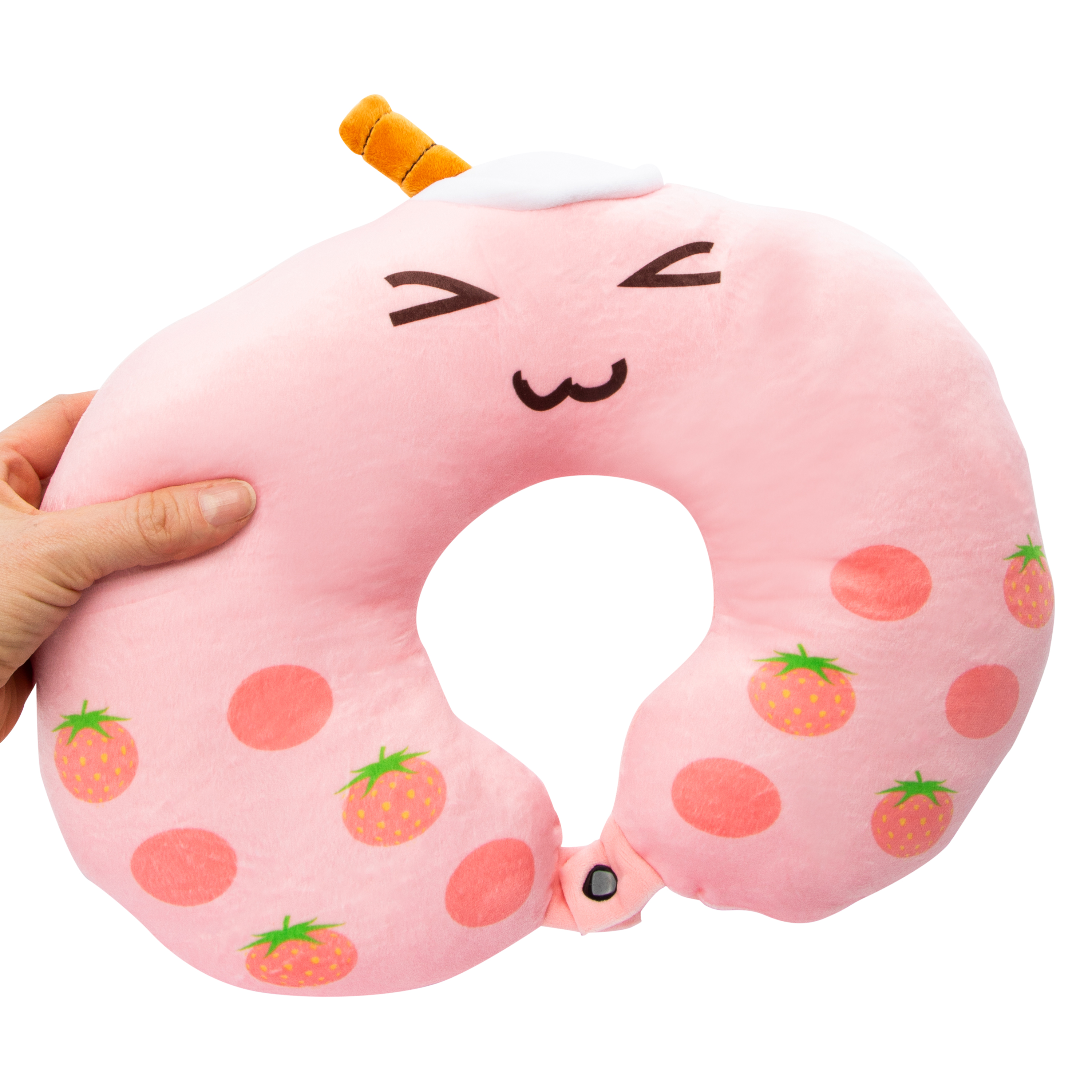 Bubble Tea Travel Pillow 13.8in x 12in