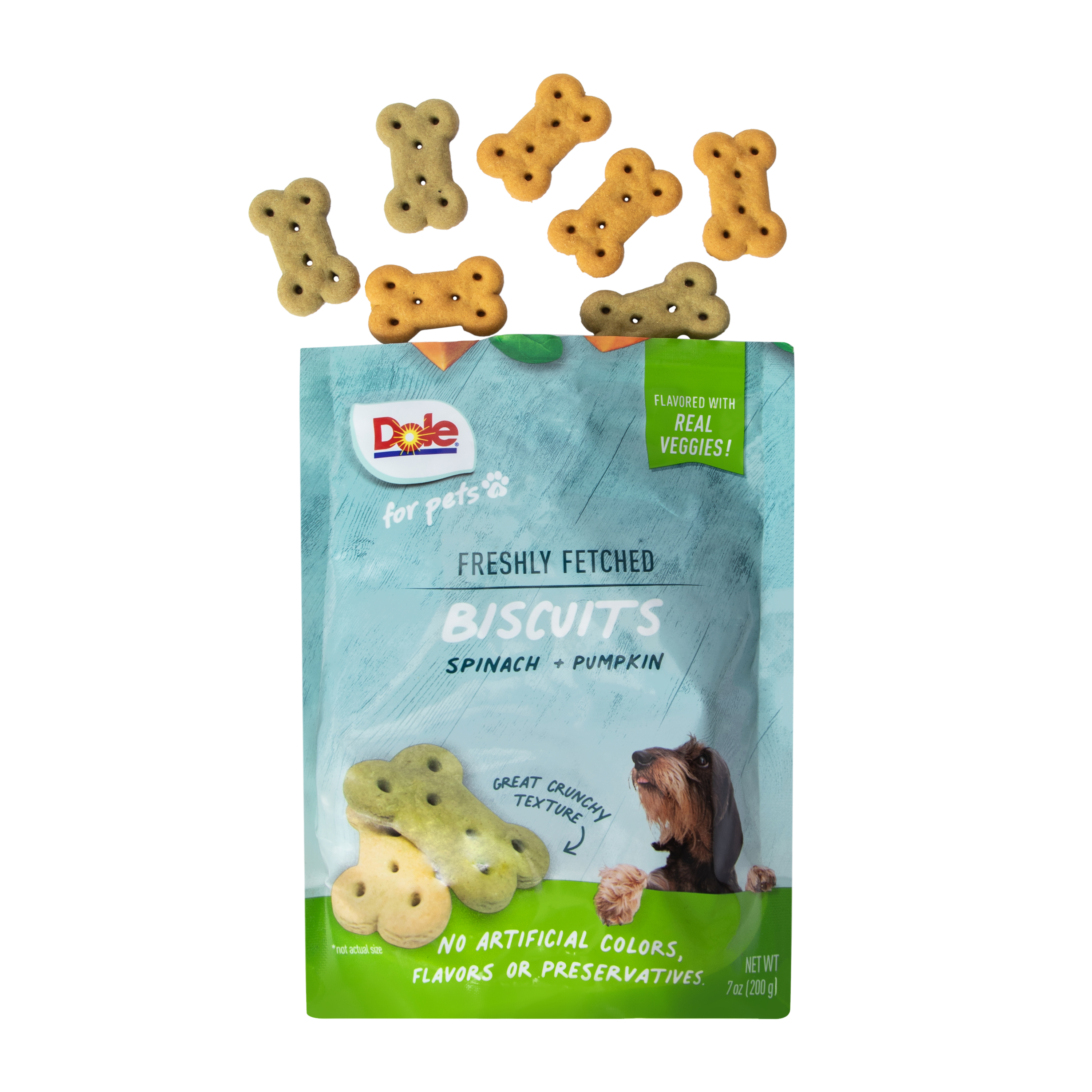 Dole® Freshly Fetched Veggies-Flavored Pet Biscuits 7oz