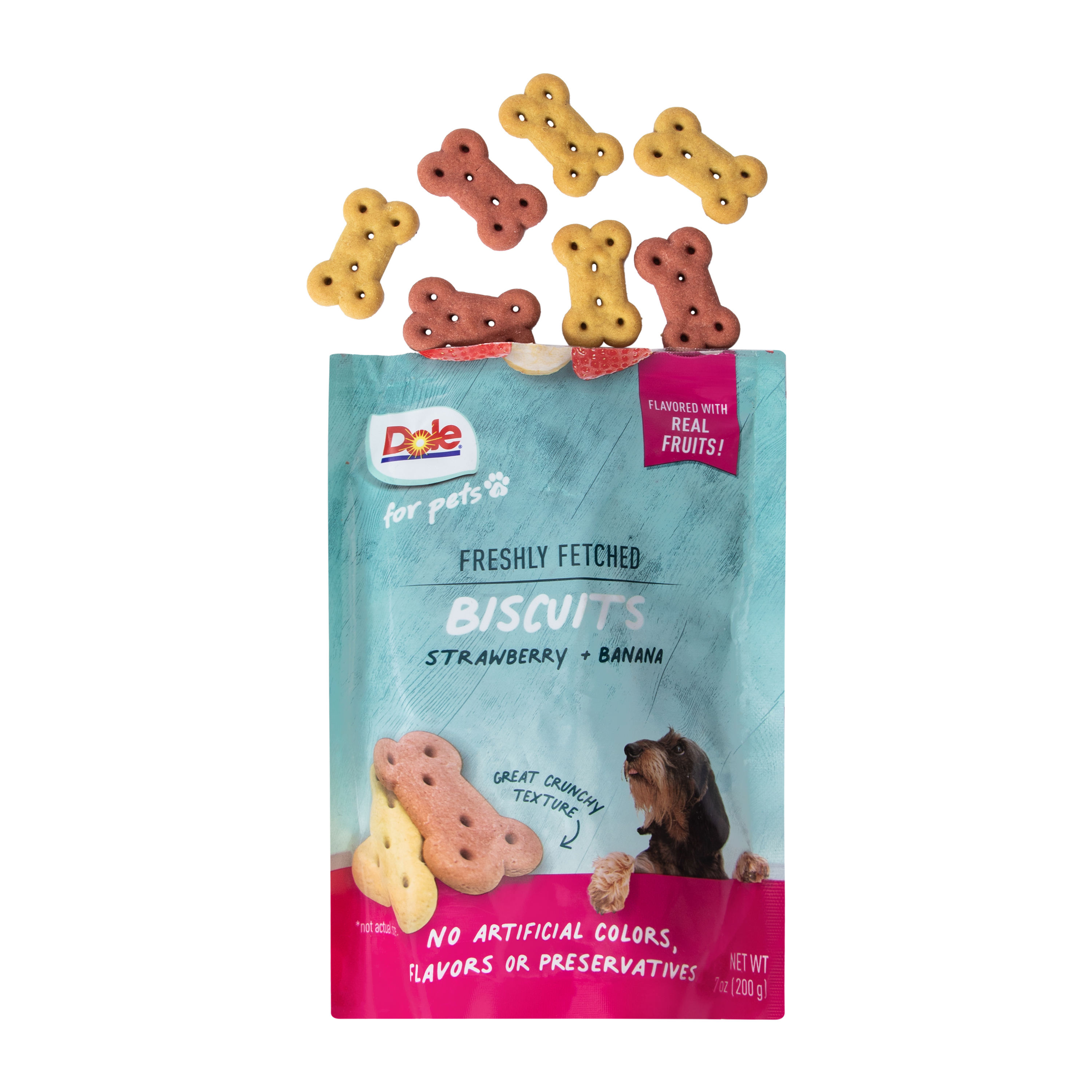 Dole® Freshly Fetched Fruits-Flavored Pet Biscuits 7oz