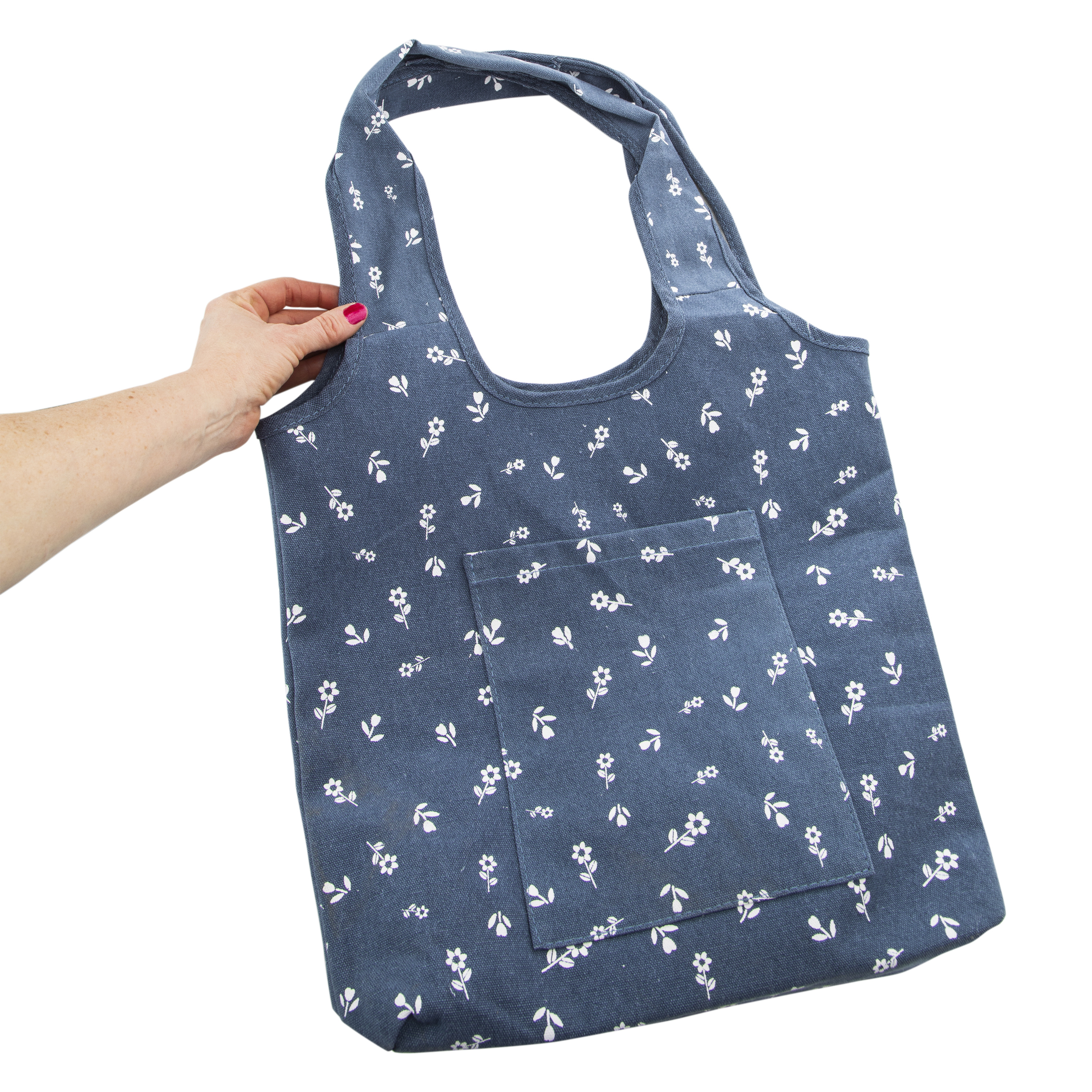 Printed Canvas Tote Bag 16.4in x 26.1in