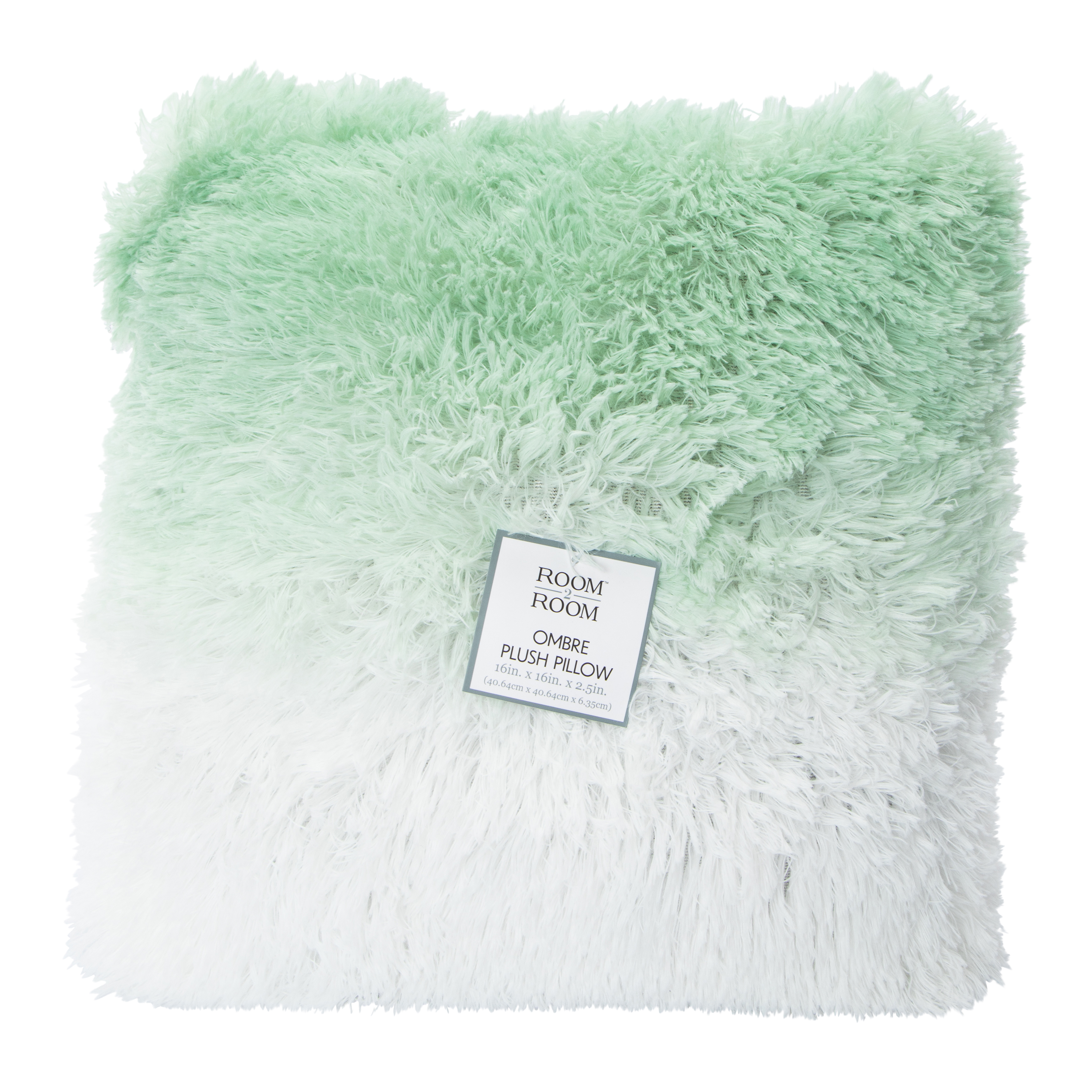 Ombre Plush Throw Pillow 16in x 16in