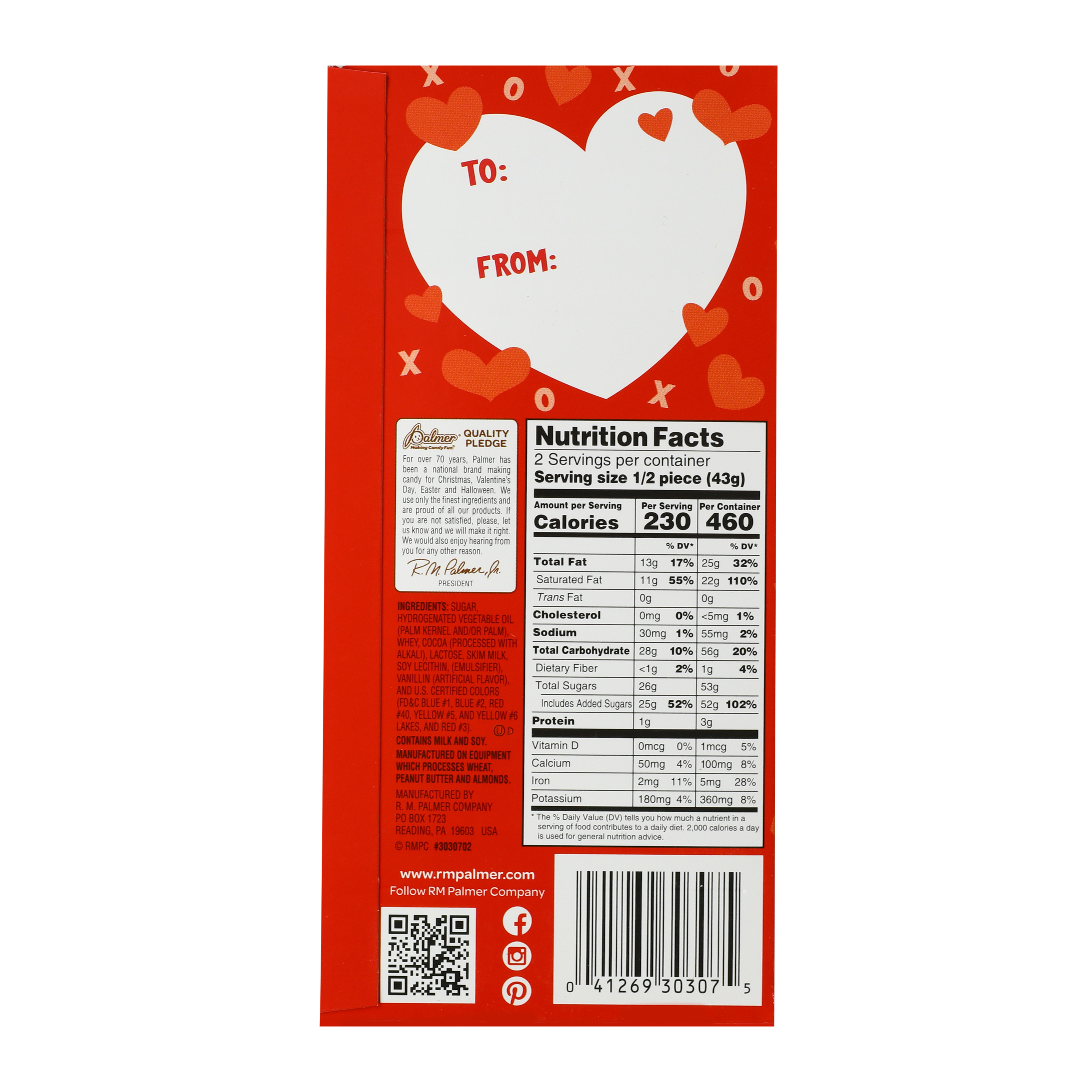 Palmer® Cuddly Cuties Valentine's Day Chocolate 3oz