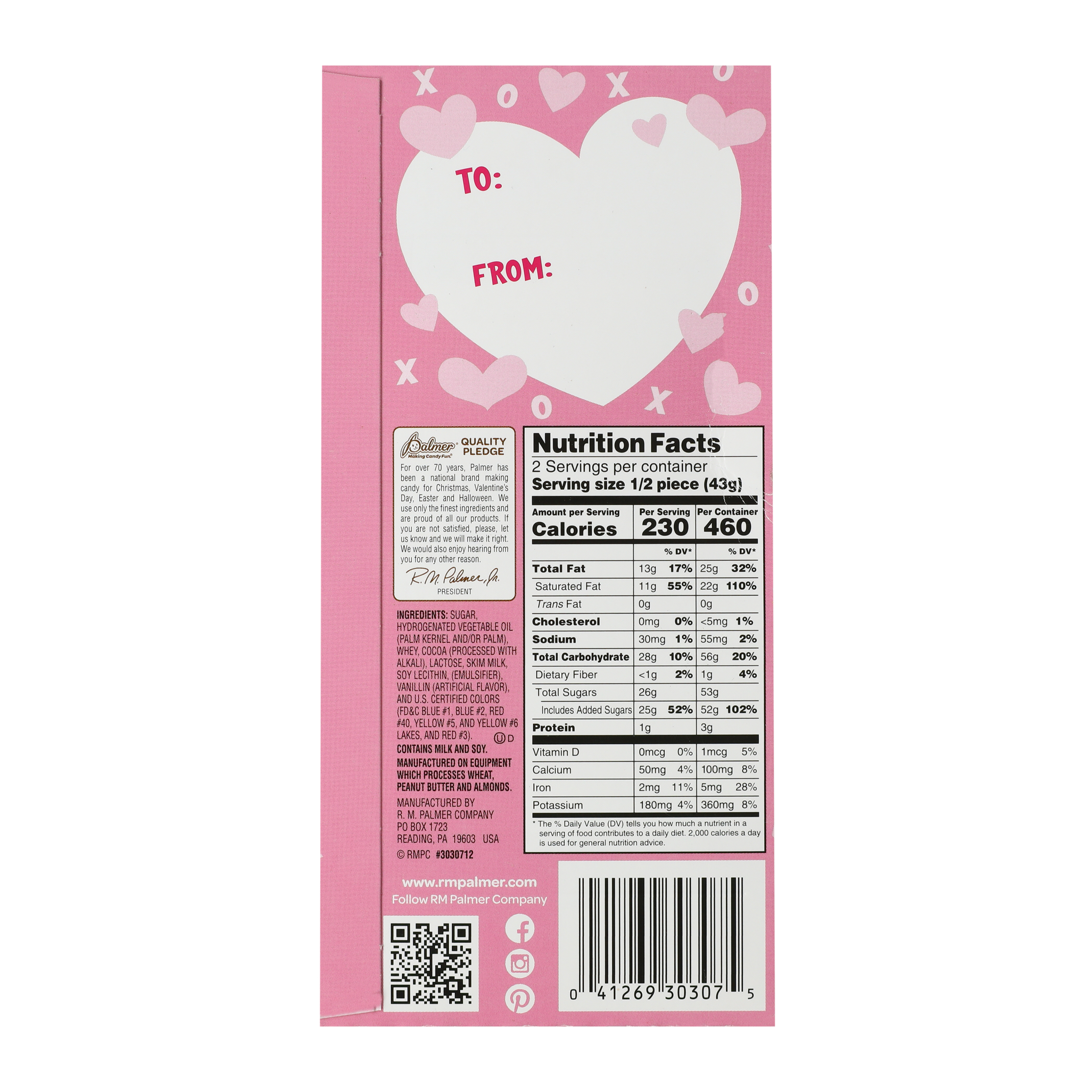 Palmer® Cuddly Cuties Valentine's Day Chocolate 3oz
