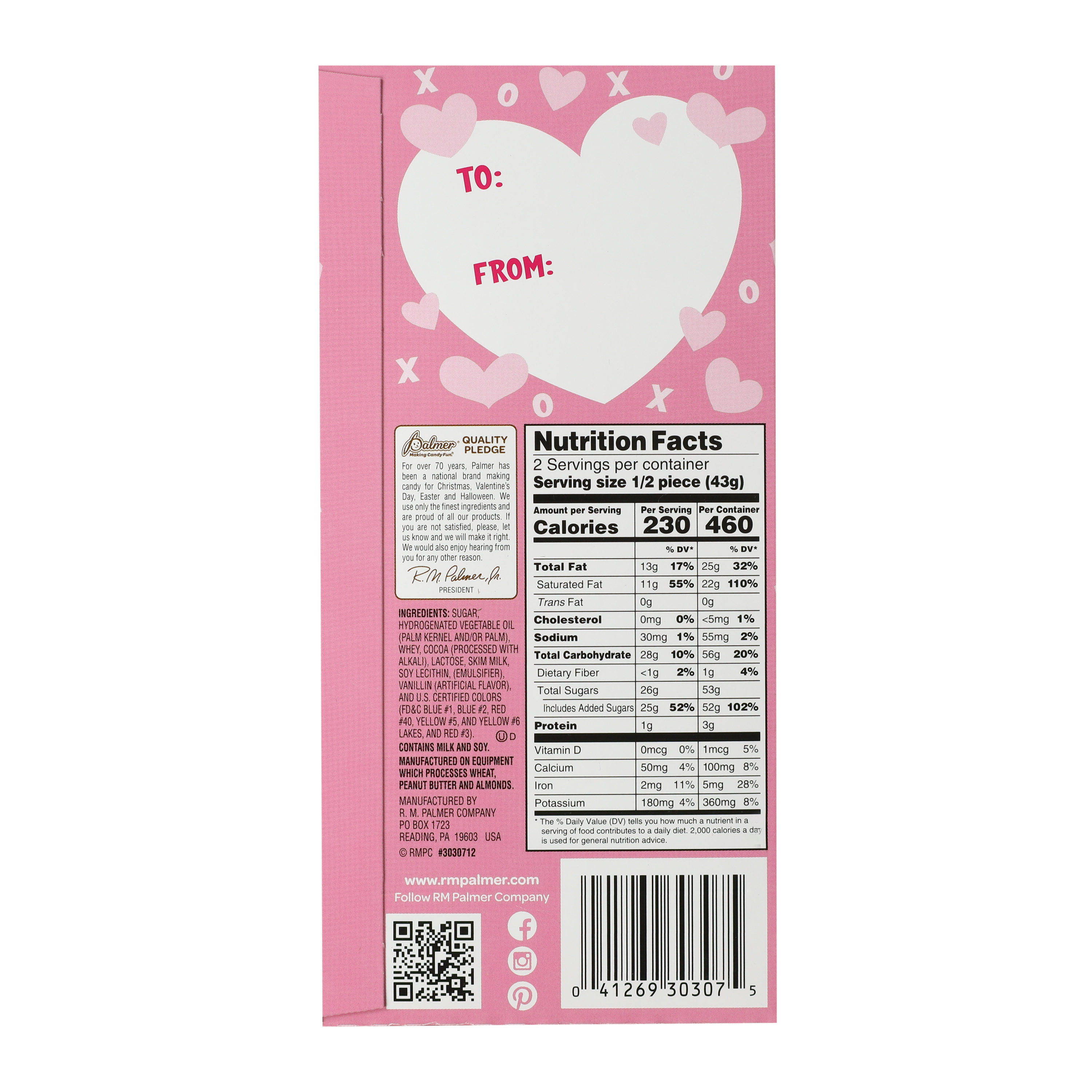 Palmer® Cuddly Cuties Valentine's Day Chocolate 3oz