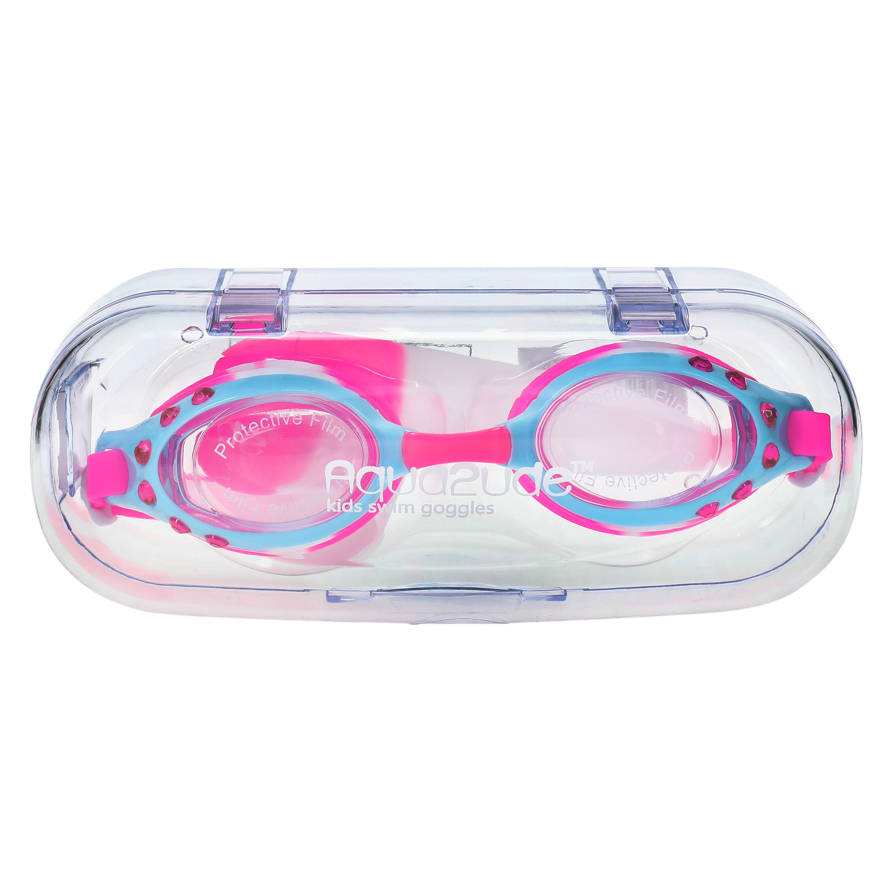Aqua2ude™ Kid's Printed Swim Goggles