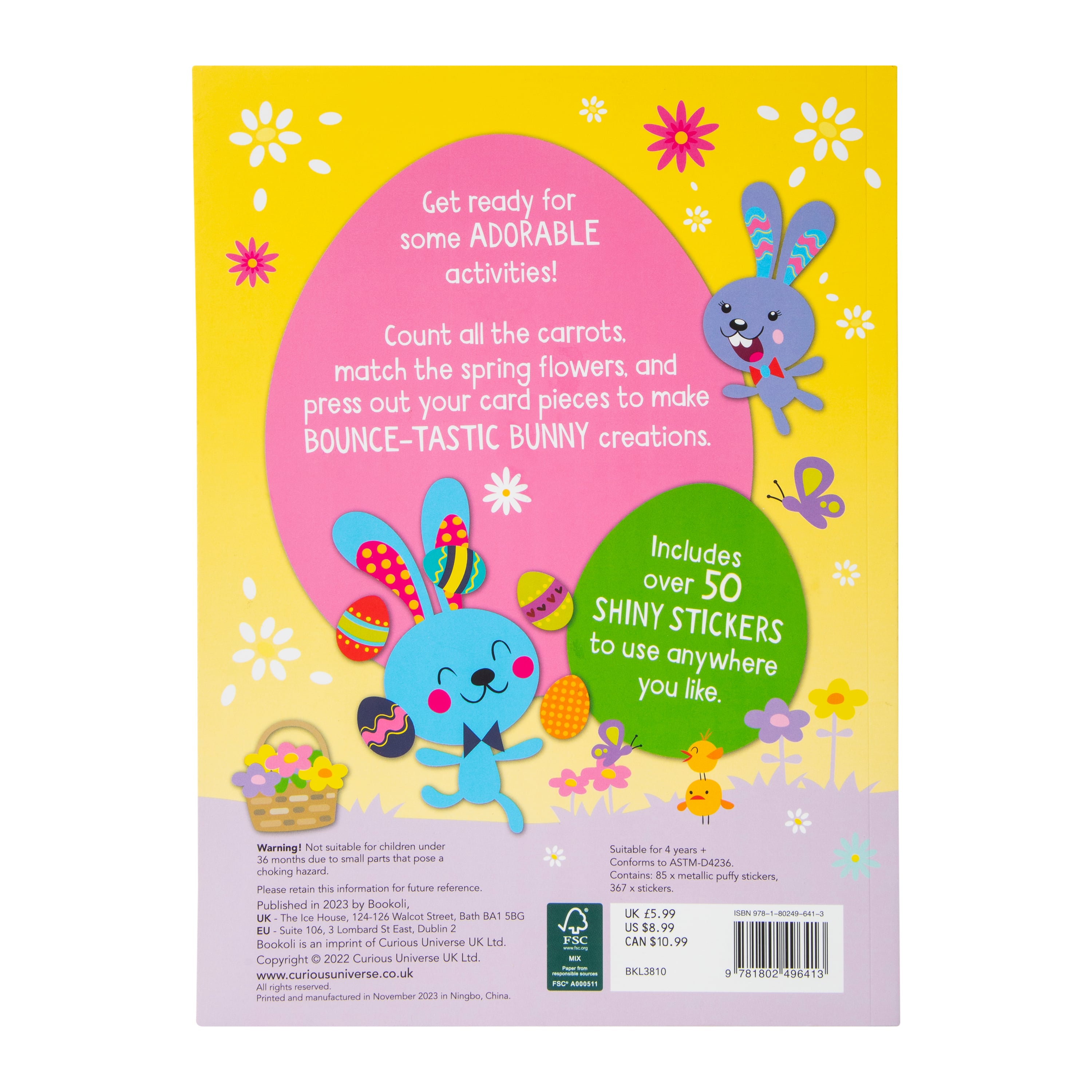 Easter Activity Book With Stickers