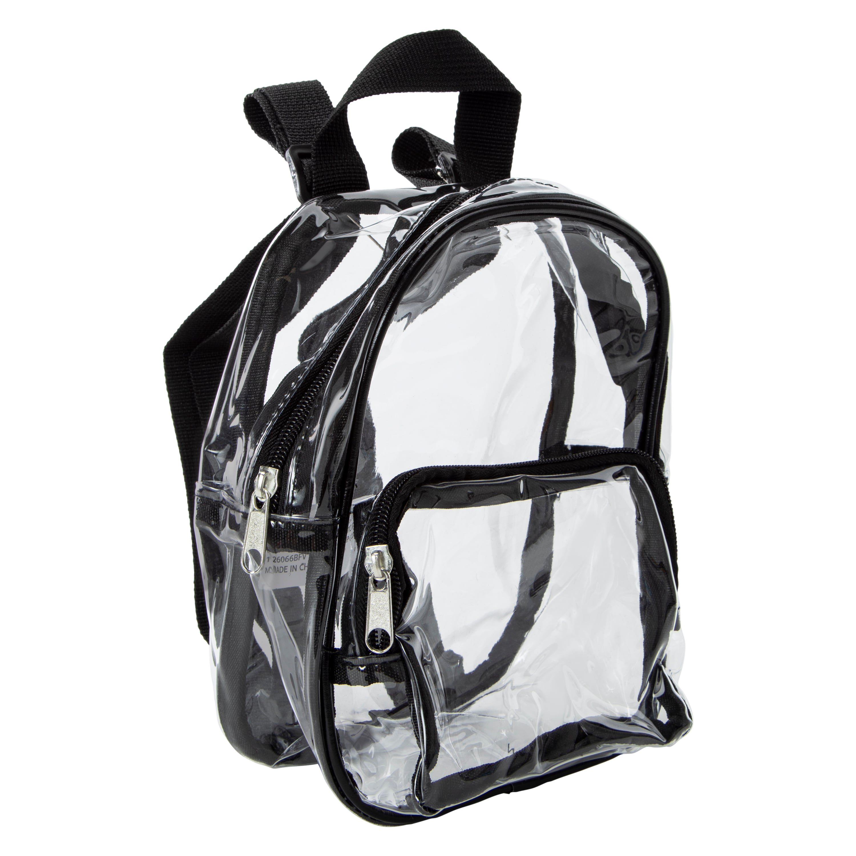clear front mini backpack USPECLARE Stadium Approved for Little Boys & Girls, Transparent Backpack for Concert, Festival, Sport Events Wipe down the inside and outside of your bag using mild soap Dxssxc Clear Mini Backpack for