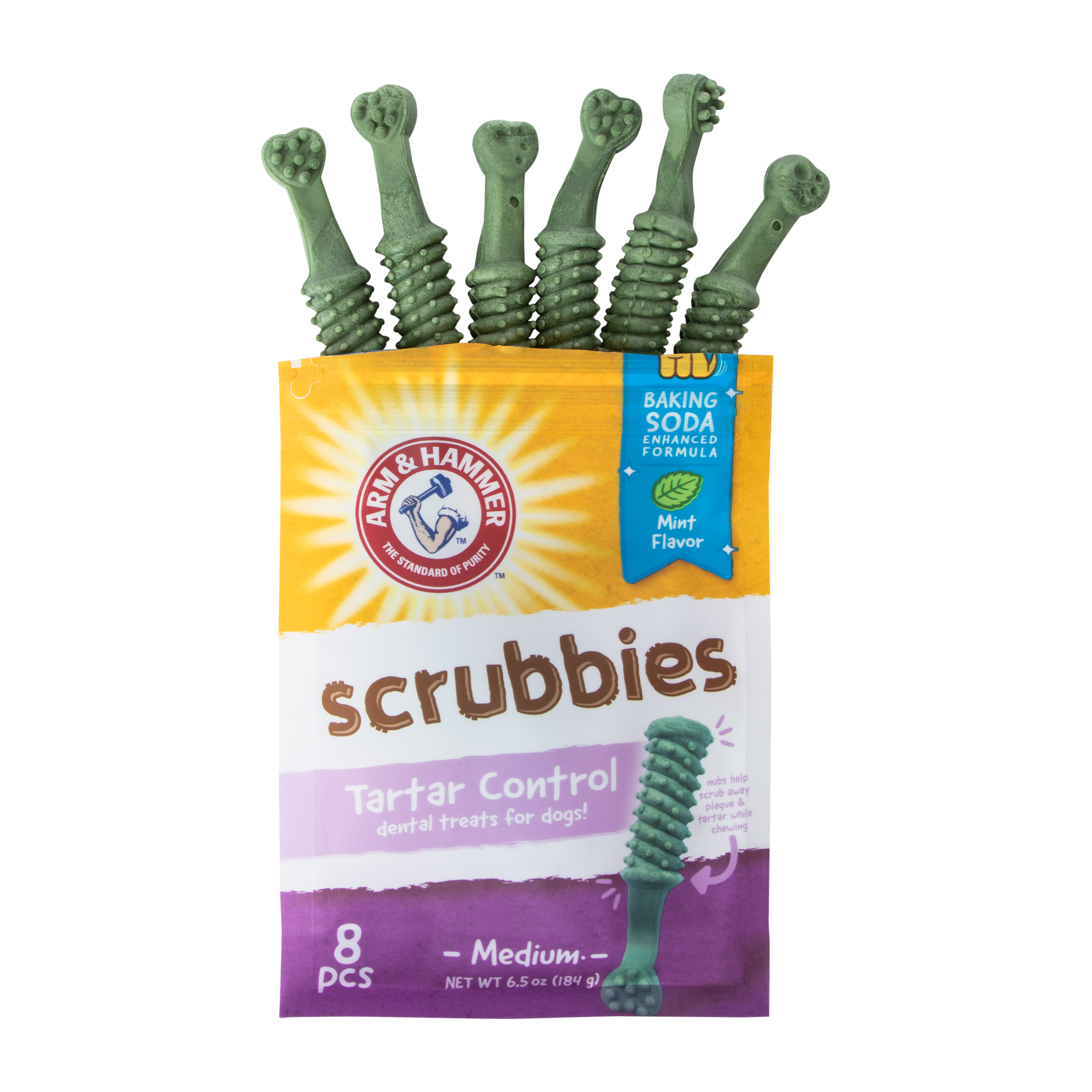 Arm & Hammer™ Pet Scrubbies 8-Pieces 6.5oz