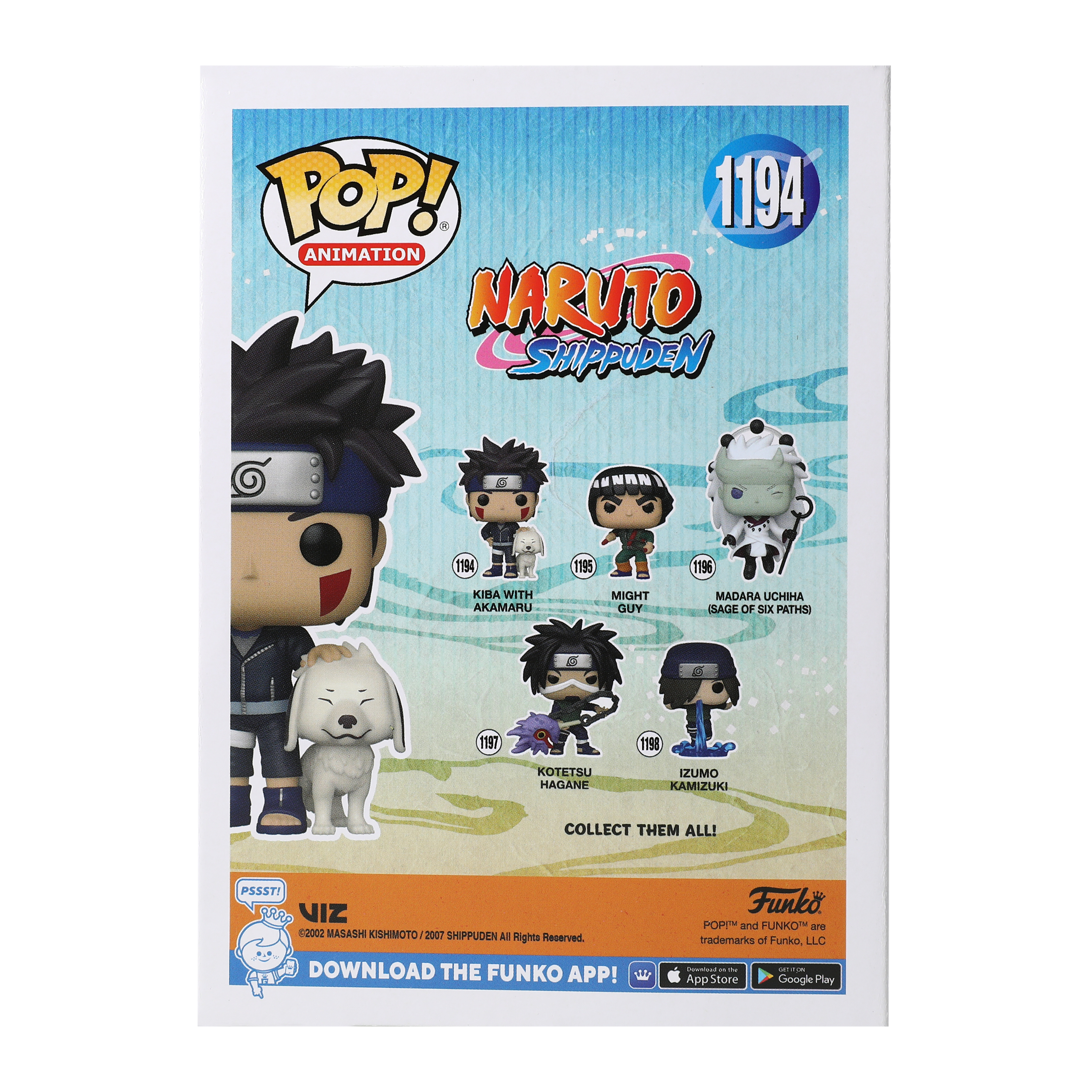 Funko Pop! Naruto Shippuden Kiba With Akamaru Vinyl Figure