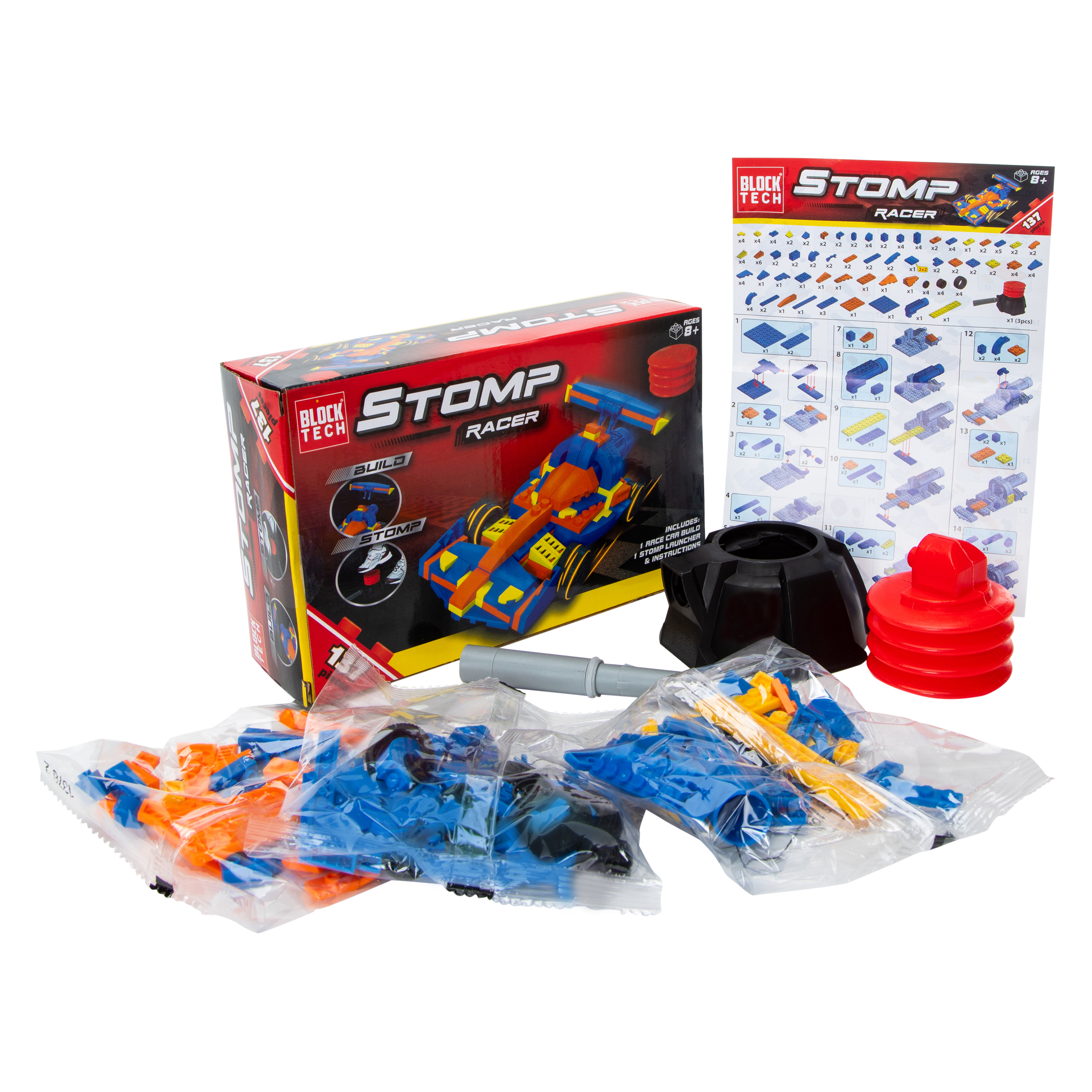 Block Tech® Stomp Racer Set 137-Piece
