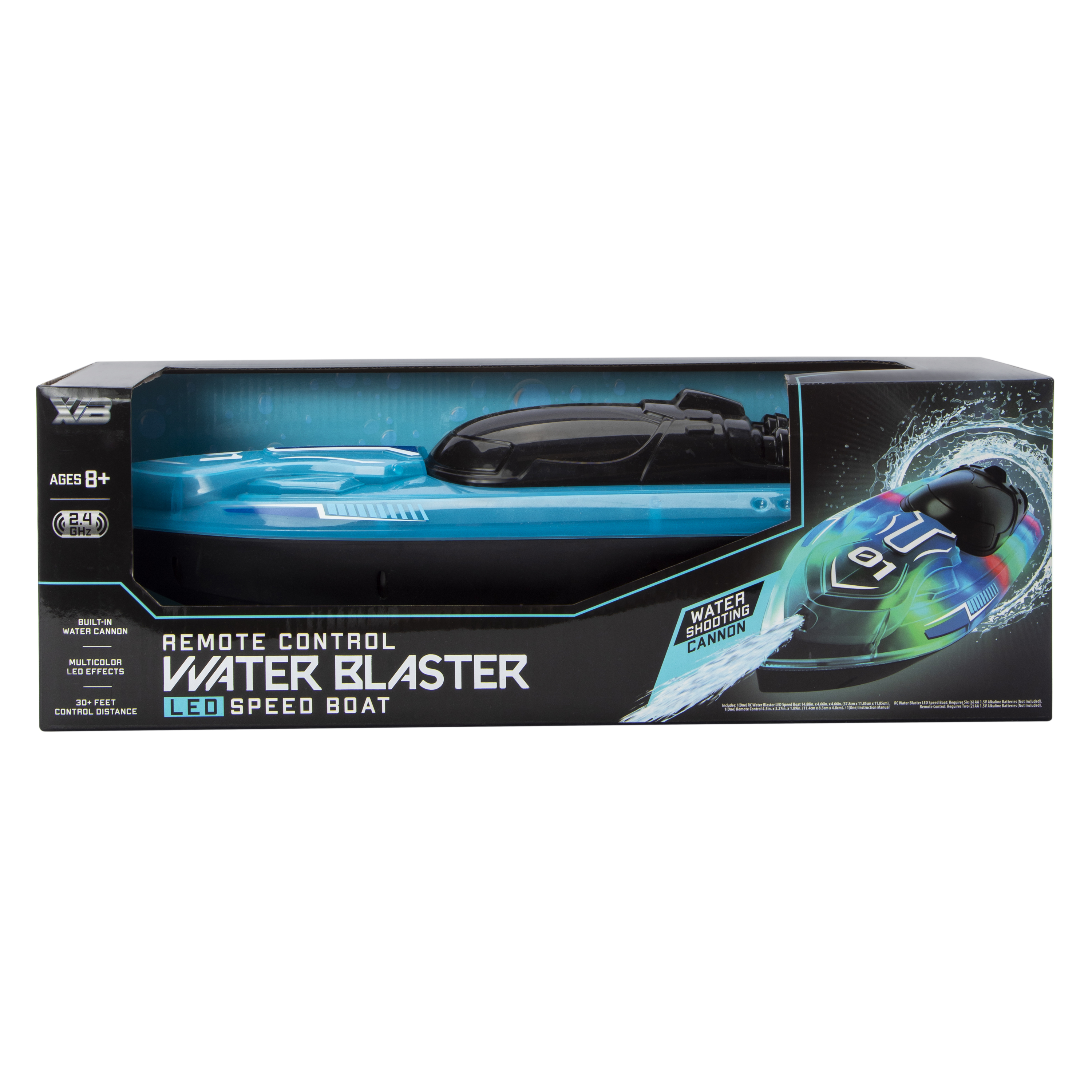Remote Control Water Blaster LED Speed Boat