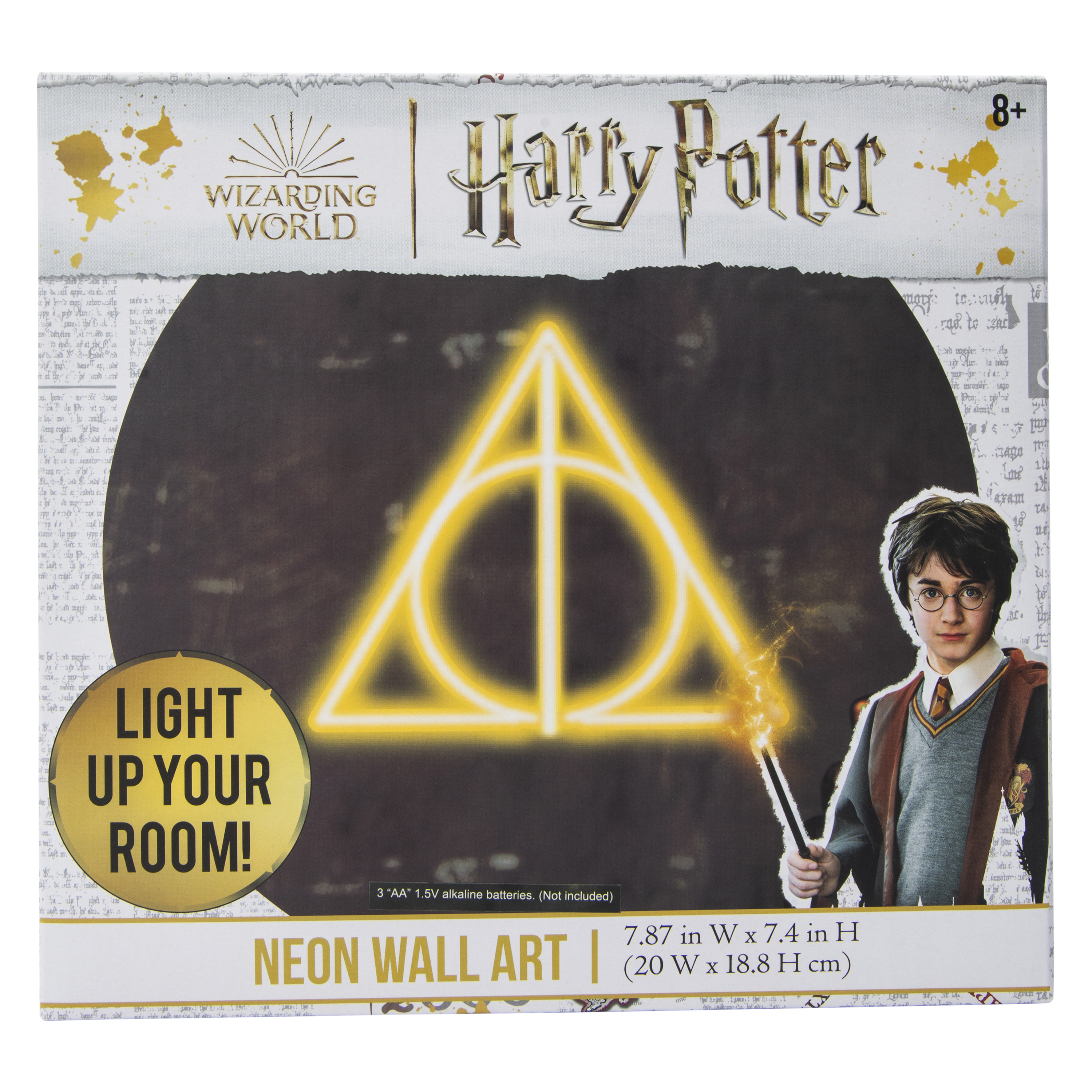 Harry Potter™ Neon Wall Art 7.87in x 7.4in