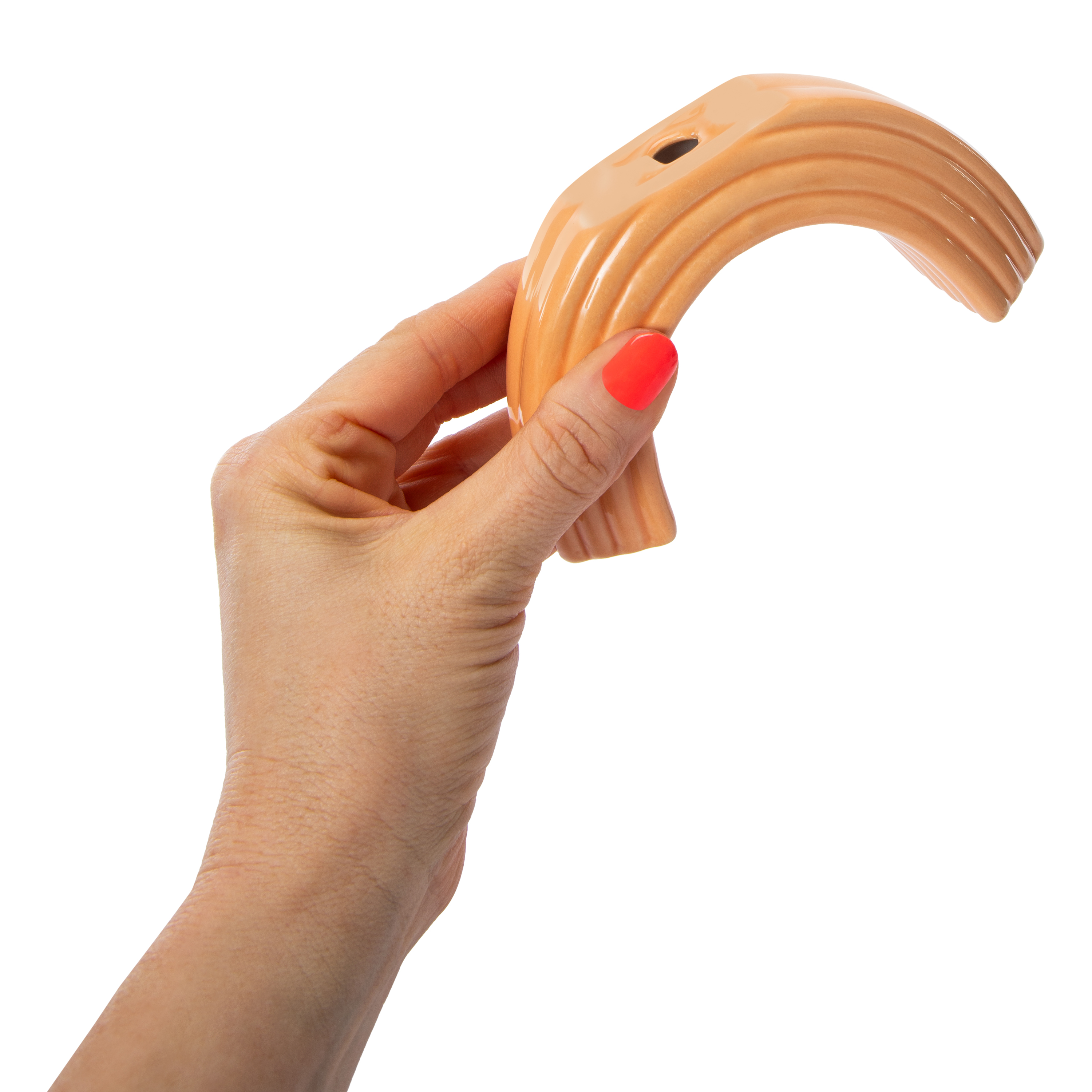 Ribbed Arch Incense Holder 5.4in x 2.7in