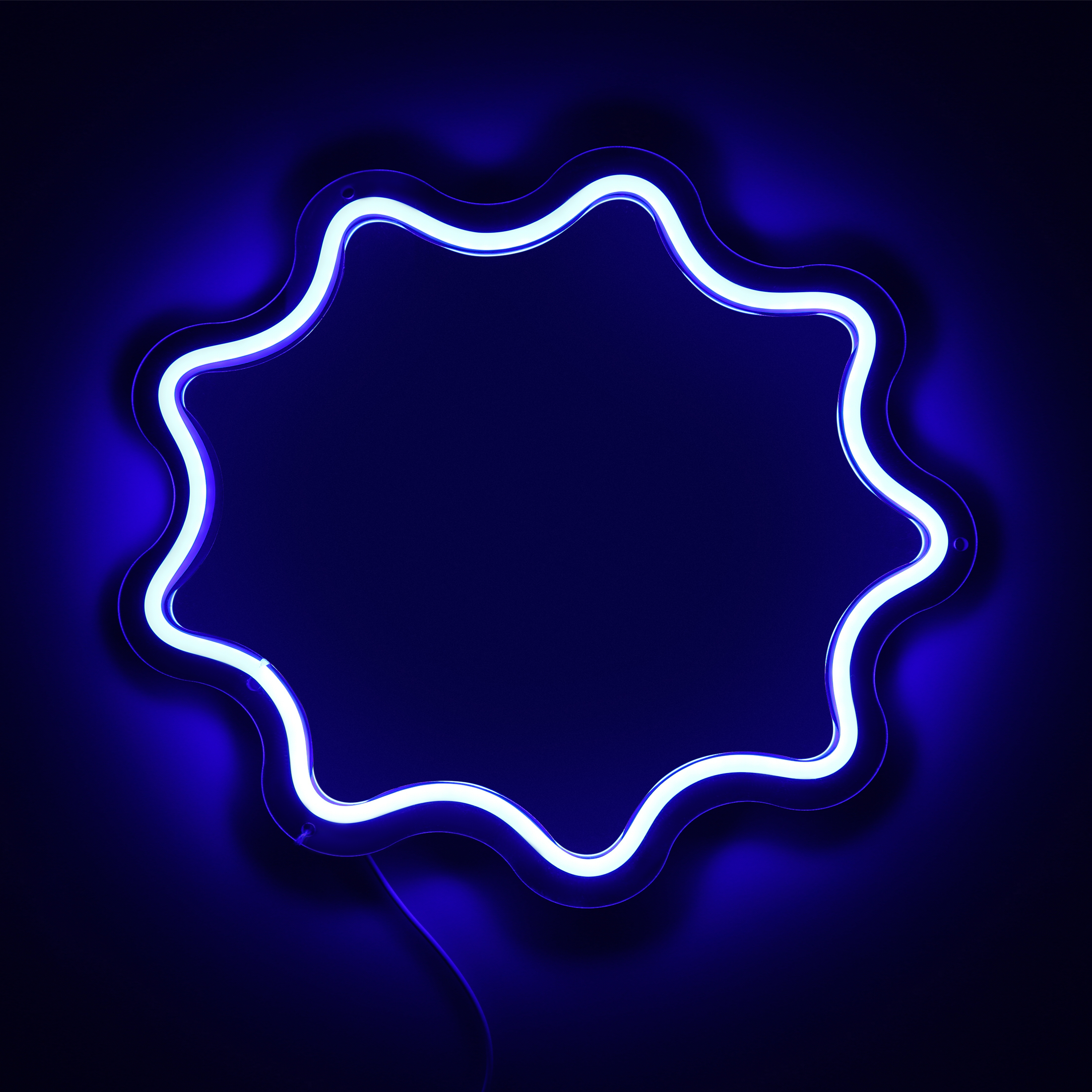 Squiggly Shaped LED Wall Mirror