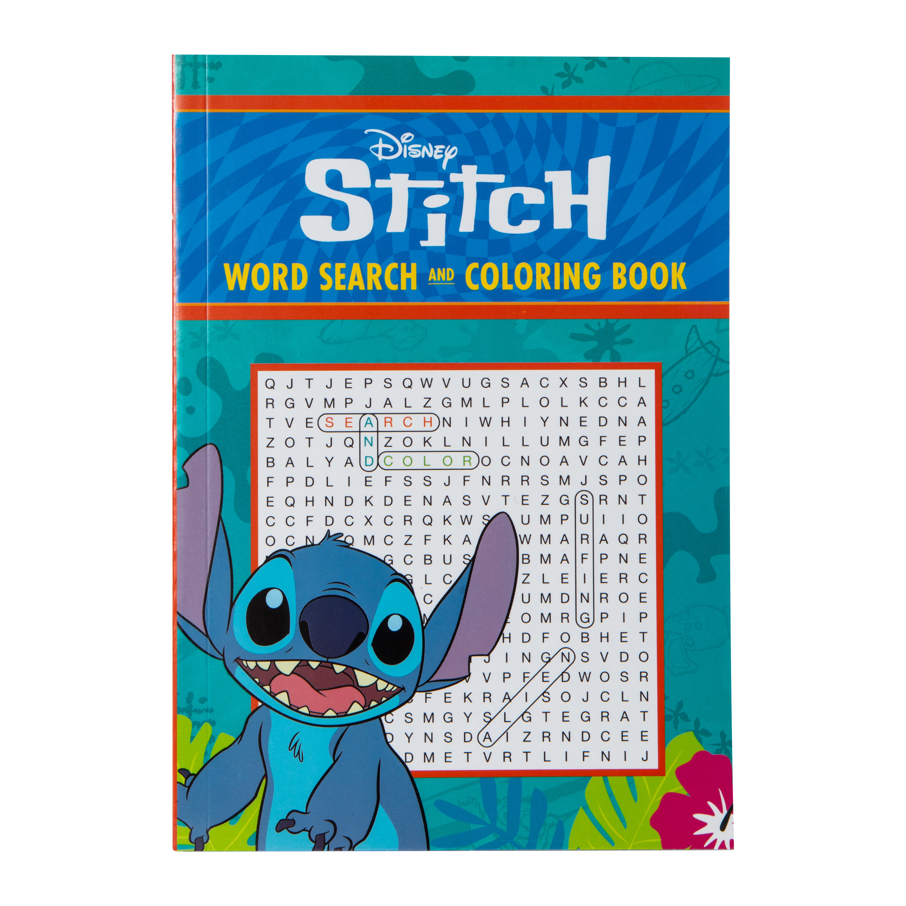 Disney Stitch Word Search & Coloring Book