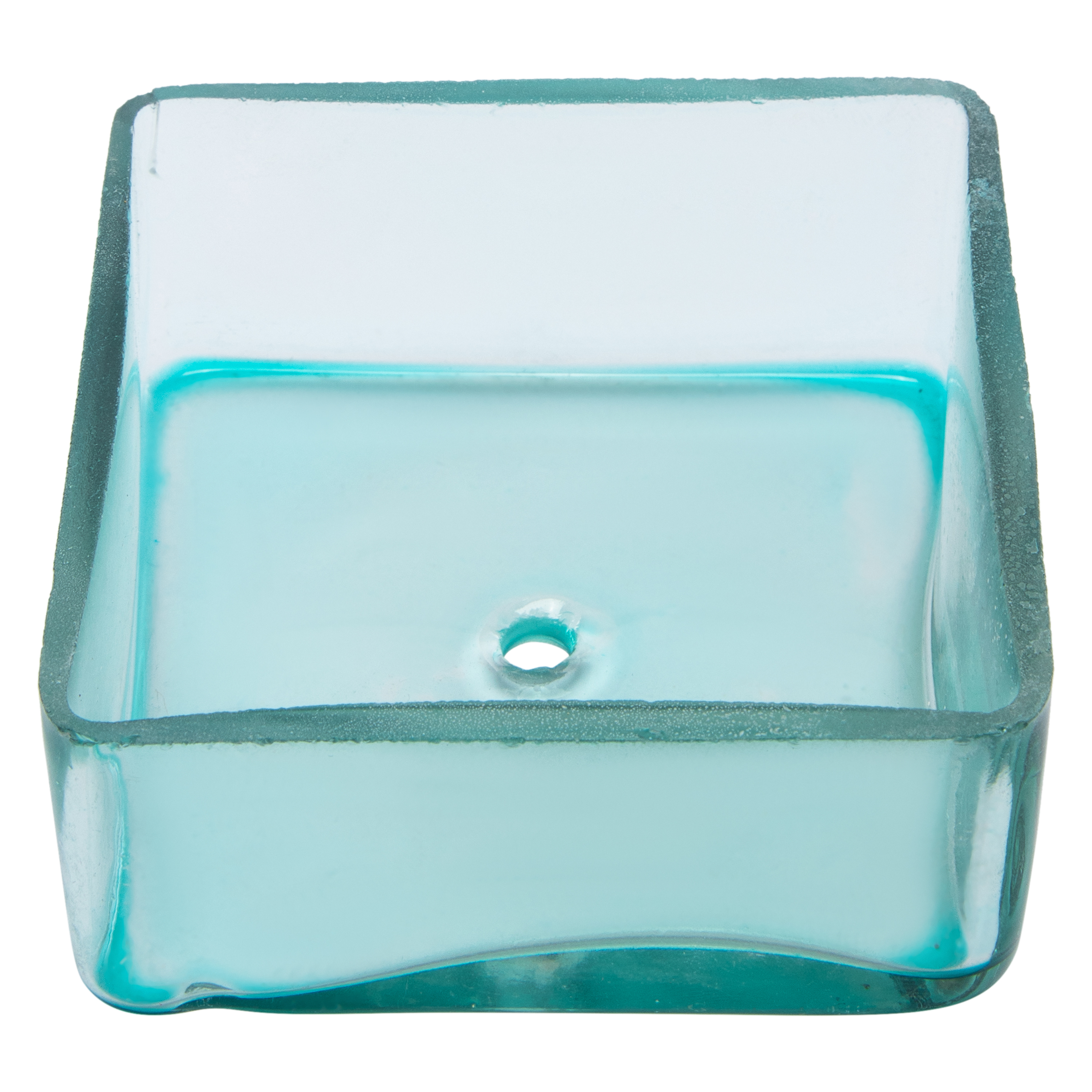 Square Glass Incense Holder 3.2in